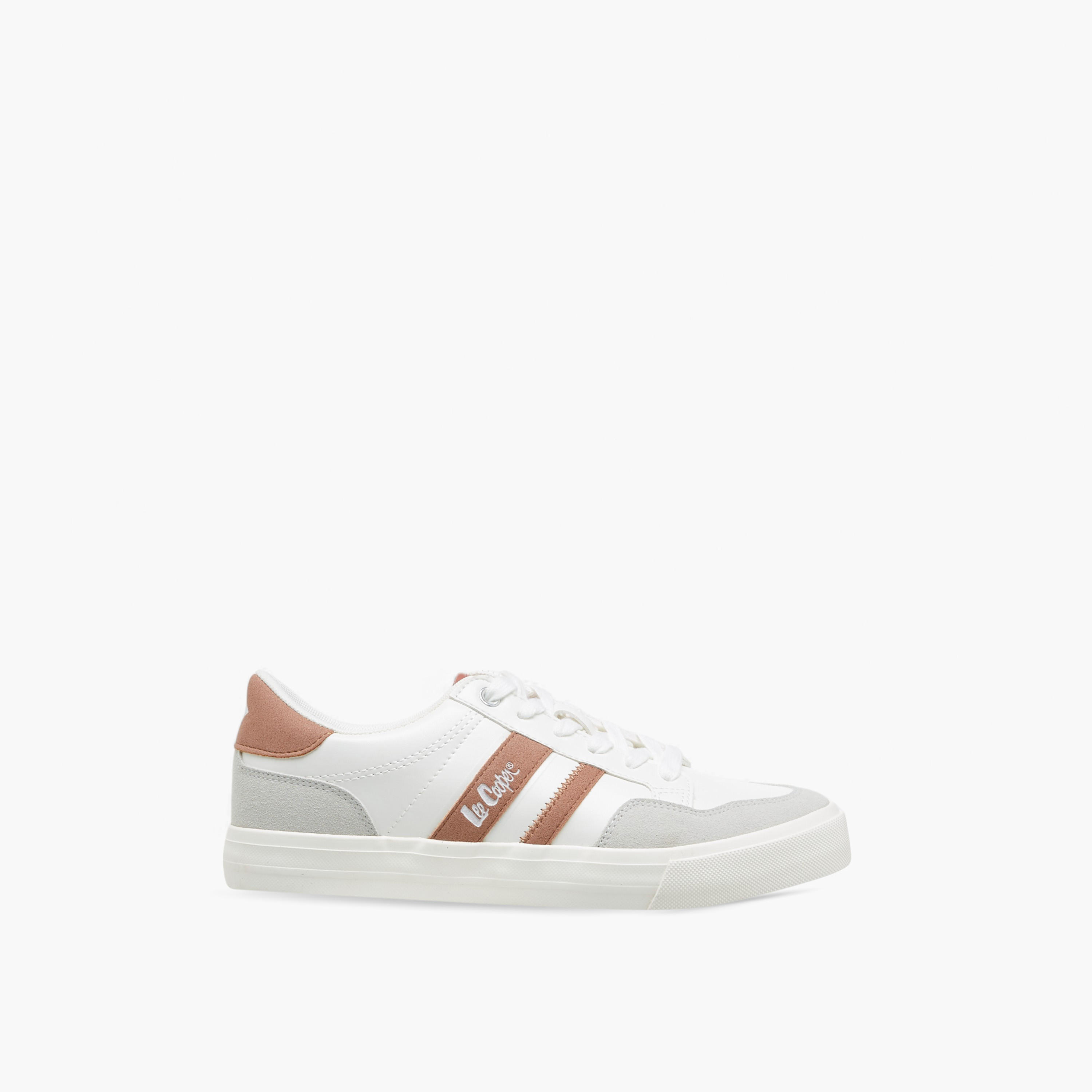 Lee Cooper Women's Panelled Lace-Up Sneakers-women-shoes-sneakers-image-3