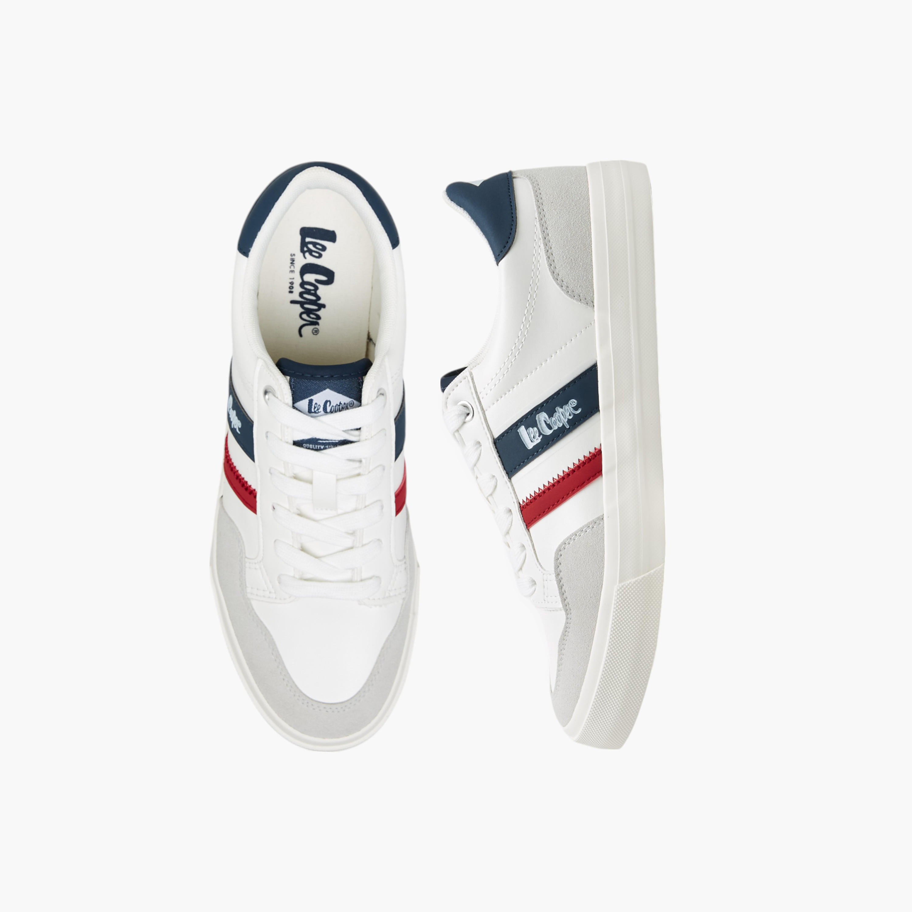 Lee Cooper Women's Panelled Lace-Up Sneakers-women-shoes-sneakers-image-1