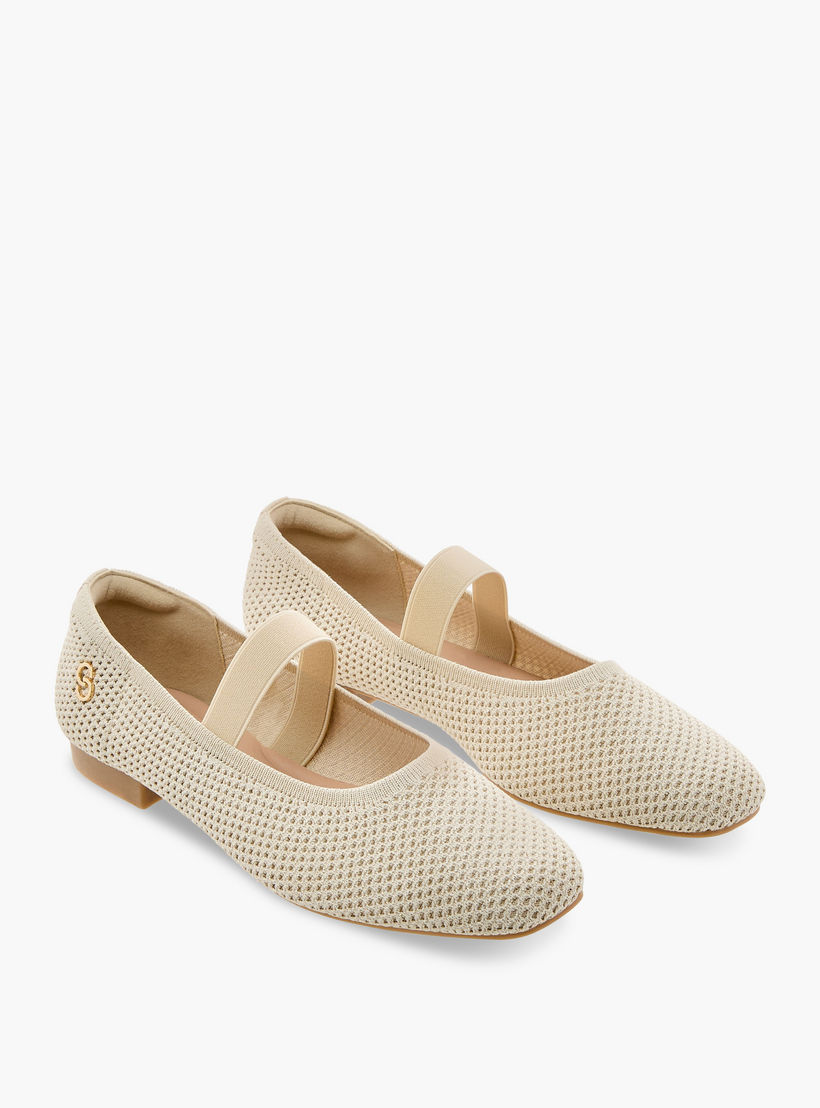 Celeste Women's Elastic Strap Detail Slip-On Mary Jane Shoes-women-shoes-ballerinas-image-1