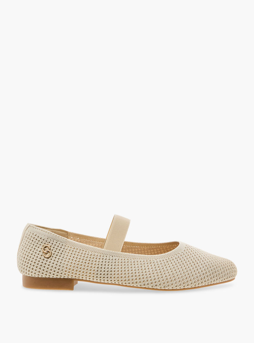 Celeste Women's Elastic Strap Detail Slip-On Mary Jane Shoes-women-shoes-ballerinas-image-3