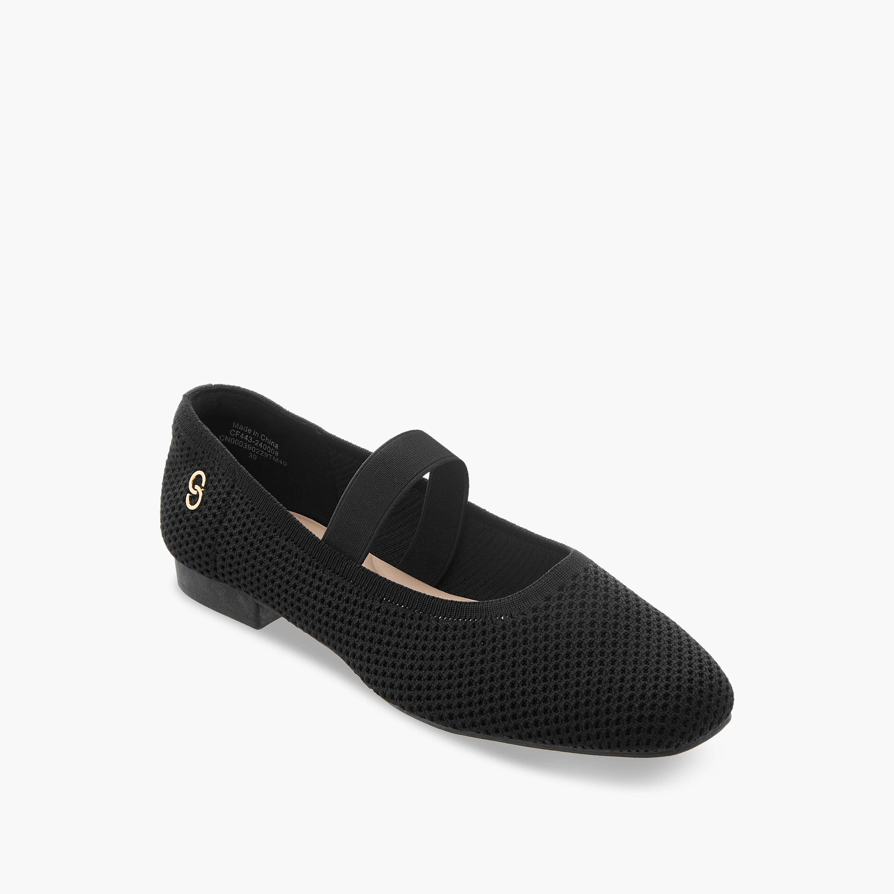 Celeste Women's Elastic Strap Detail Slip-On Mary Jane Shoes-women-shoes-ballerinas-image-2