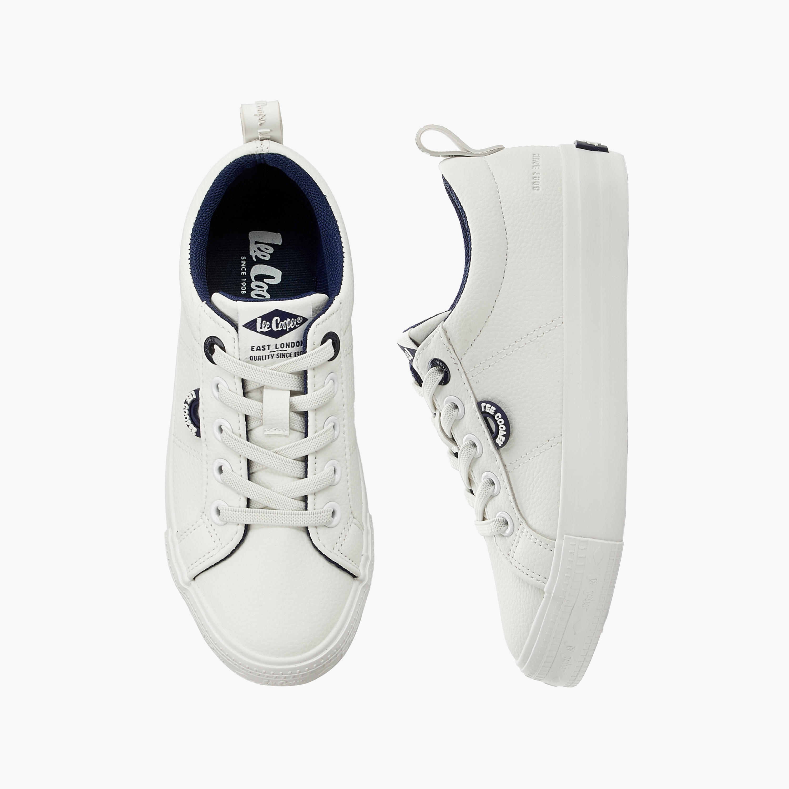 Lee Cooper Boys Lace-Up Sneakers-boys-shoes-sneakers-image-1
