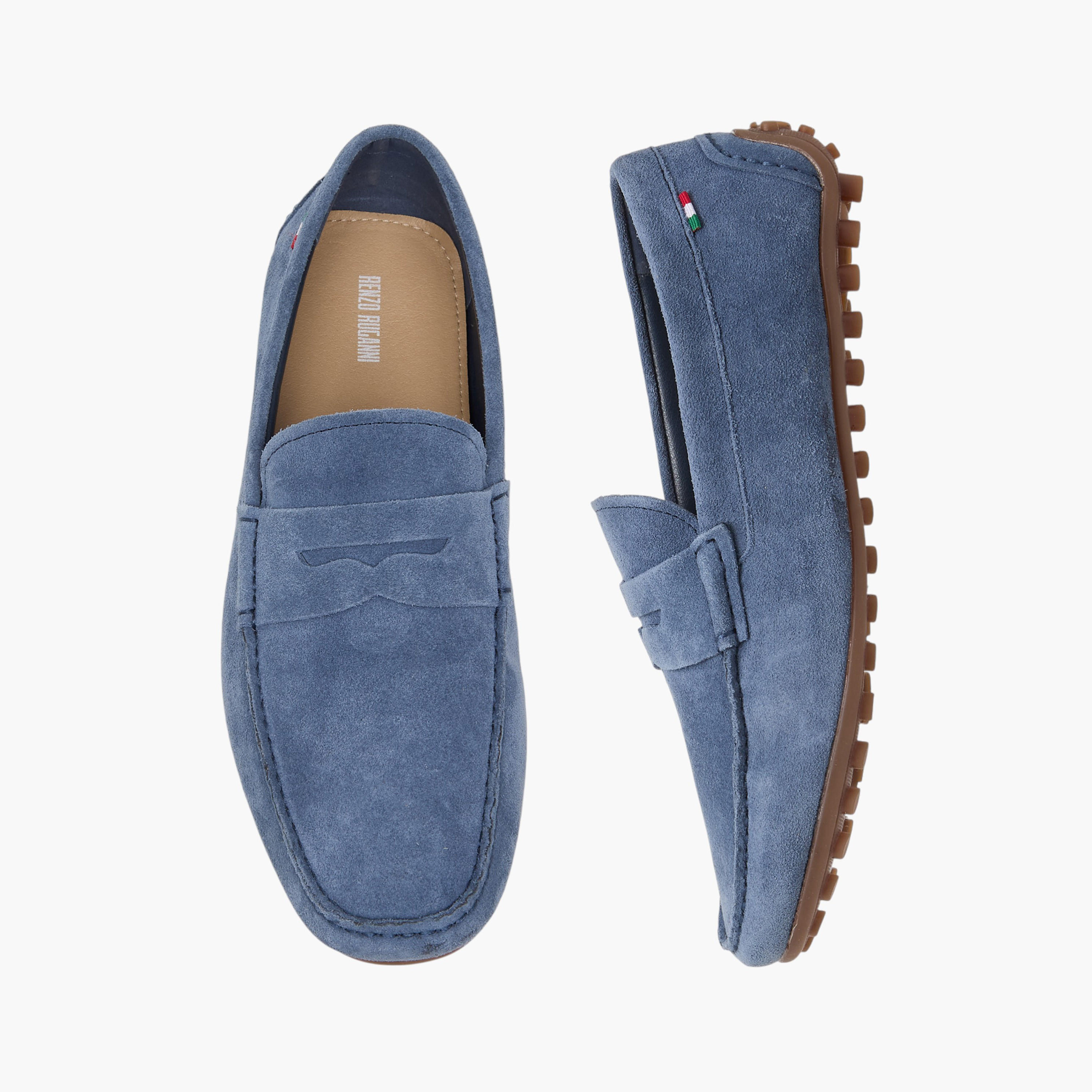 Renzo Ruganni Men Leather Moccasins-men-shoes-loafersandmoccasins-image-1