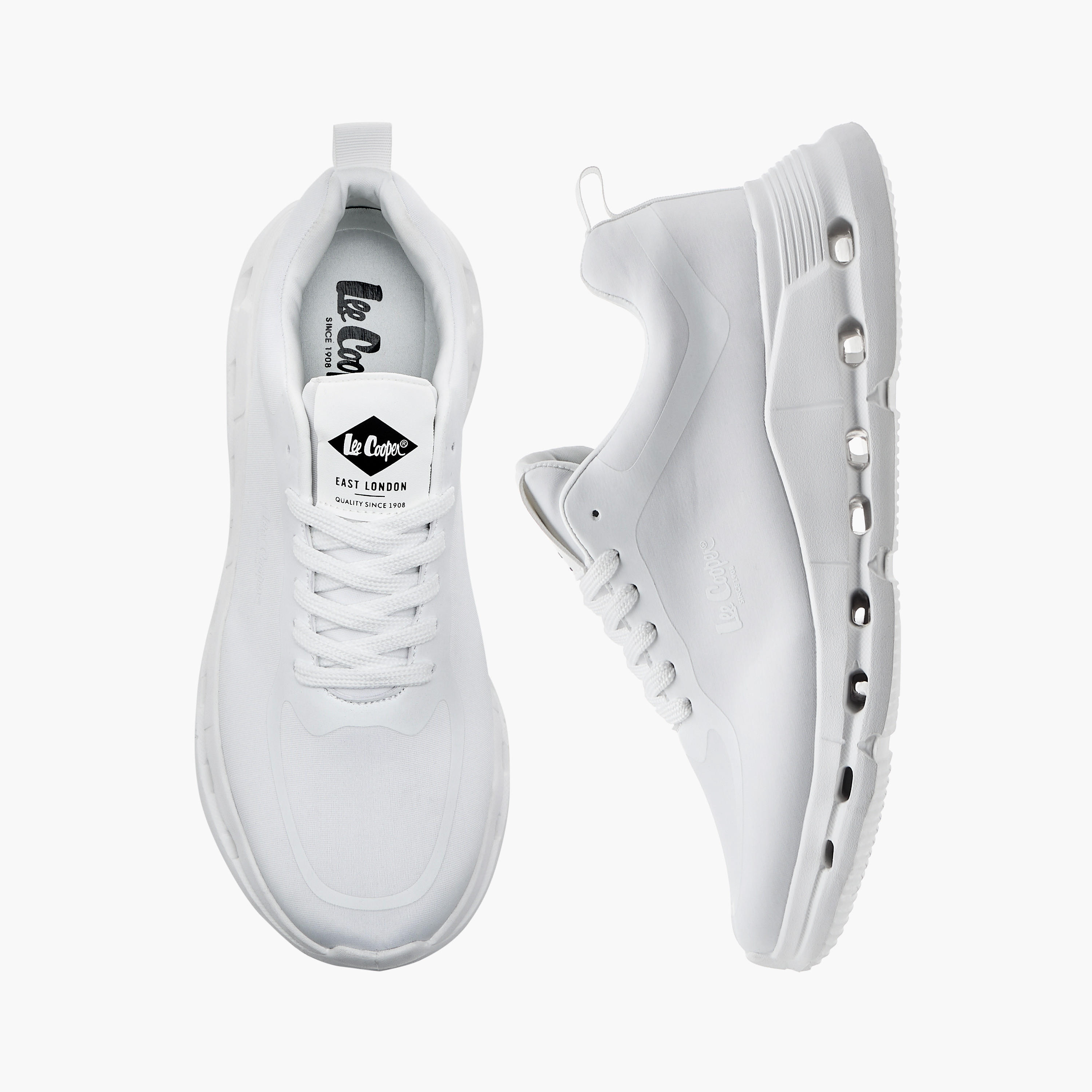 Lee Cooper Men's Pull Tab Detail Lace-Up Sneakers-men-shoes-sneakers-image-1