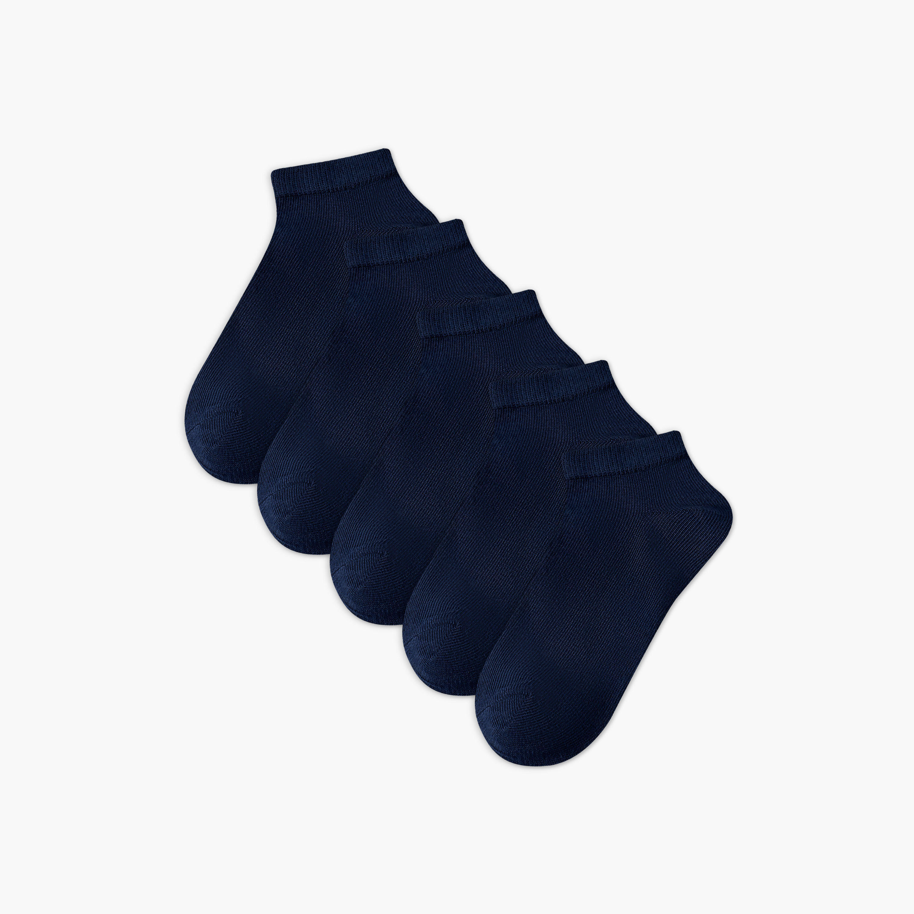 جوارب بارزة الملمس بطول الكاحل - طقم من 5-girls-accessories-socks-image-1