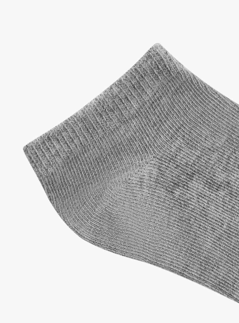 Textured Ankle Length Socks - Set of 5-girls-accessories-socks-image-5