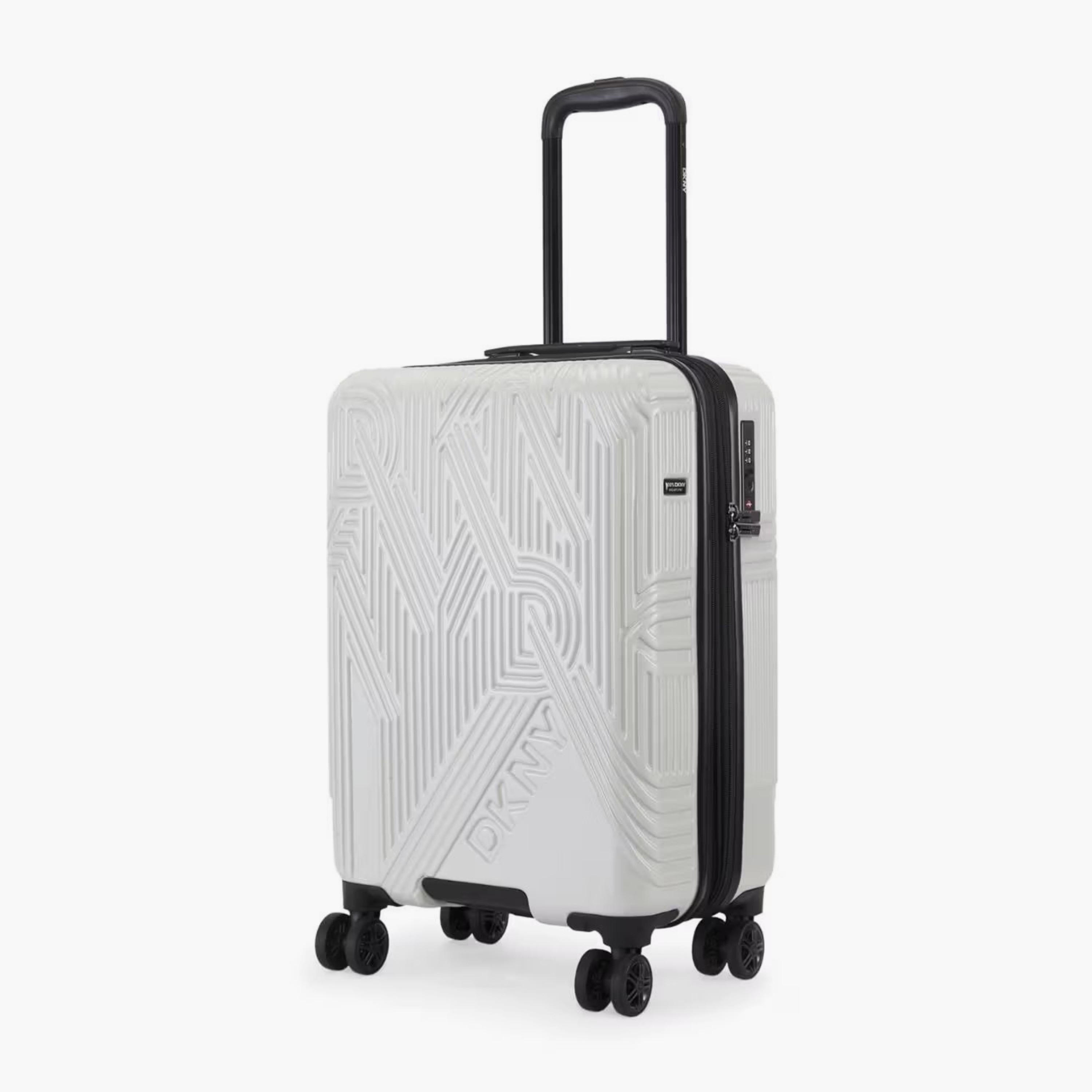 شنطة سفر صلبة بارزة الملمس بعجلات ومقبض قابل للسحب من دكني - 20 بوصة-travel-luggagesandbags-luggage-image-1