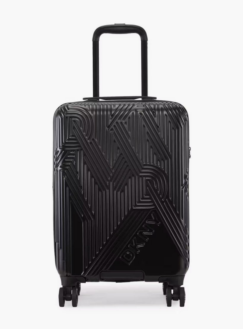 DKNY Textured Hardcase Luggage Trolley with Retractable Handle - 24 inches Check-in Bag-travel-luggagesandbags-luggage-image-2