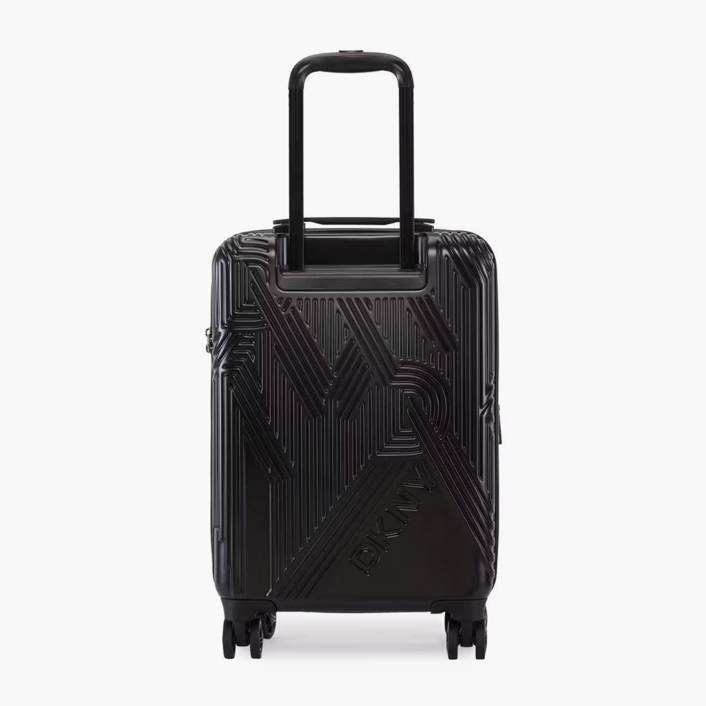 DKNY Textured Hardcase Luggage Trolley with Retractable Handle - 24 inches Check-in Bag-travel-luggagesandbags-luggage-image-3