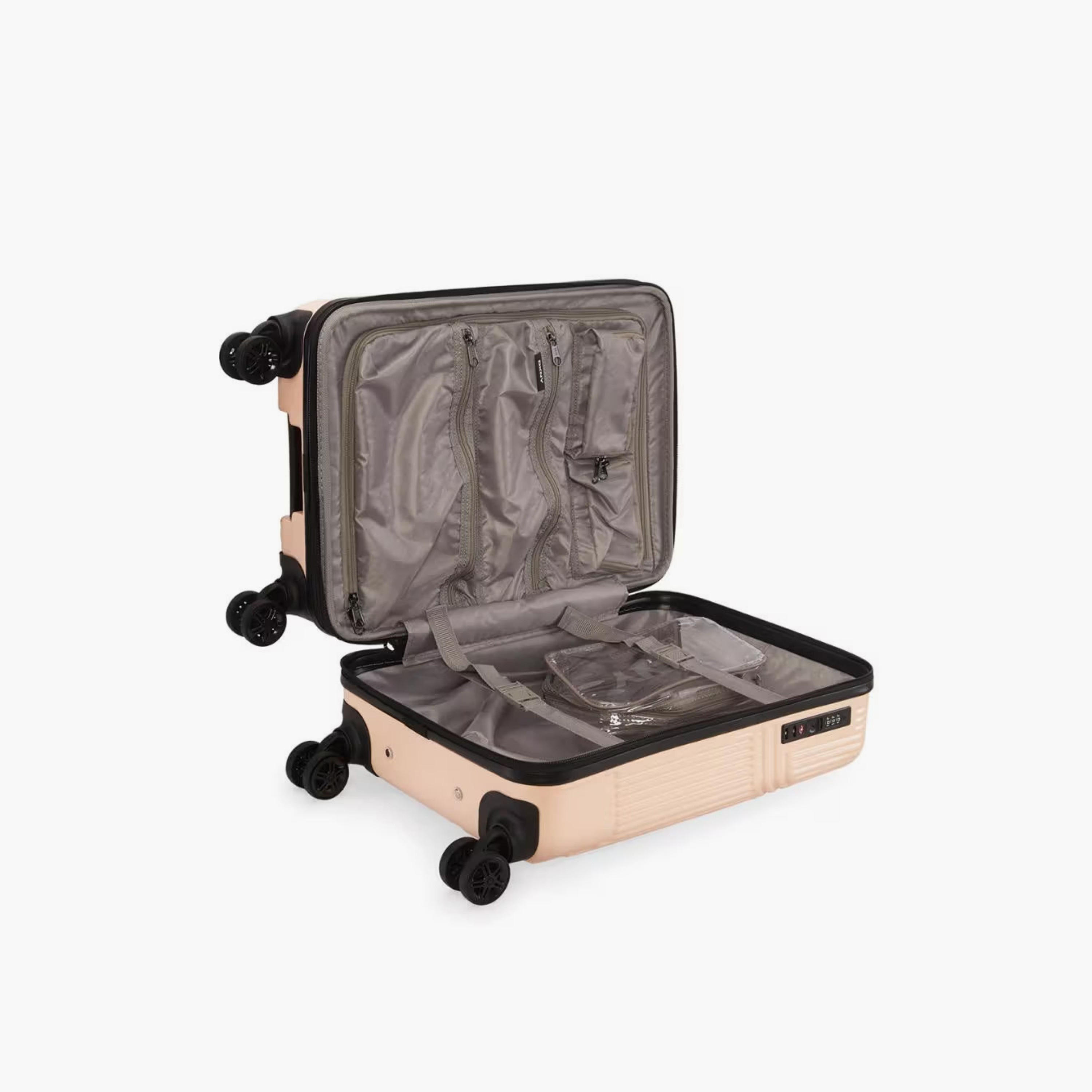 شنطة سفر صلبة بارزة الملمس بعجلات ومقبض قابل للسحب من دكني - 28 بوصة-travel-luggagesandbags-luggage-image-4