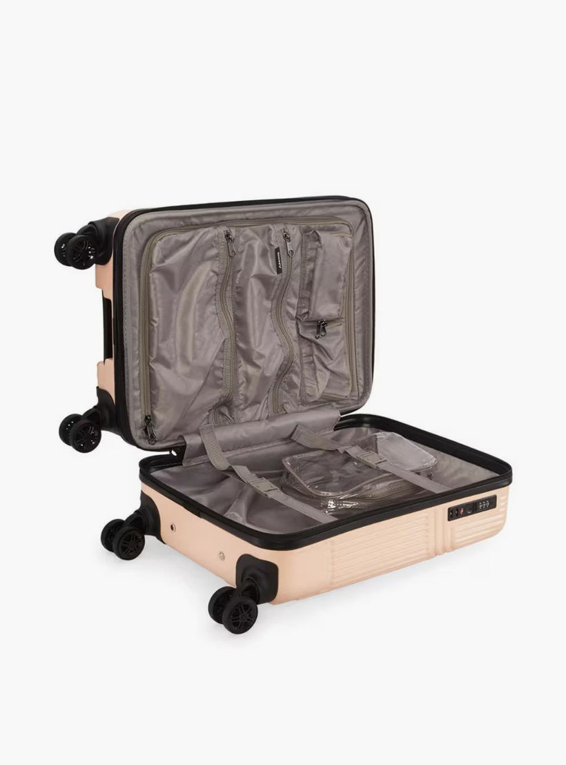 شنطة سفر صلبة بارزة الملمس بعجلات ومقبض قابل للسحب من دكني - 28 بوصة-travel-luggagesandbags-luggage-image-4