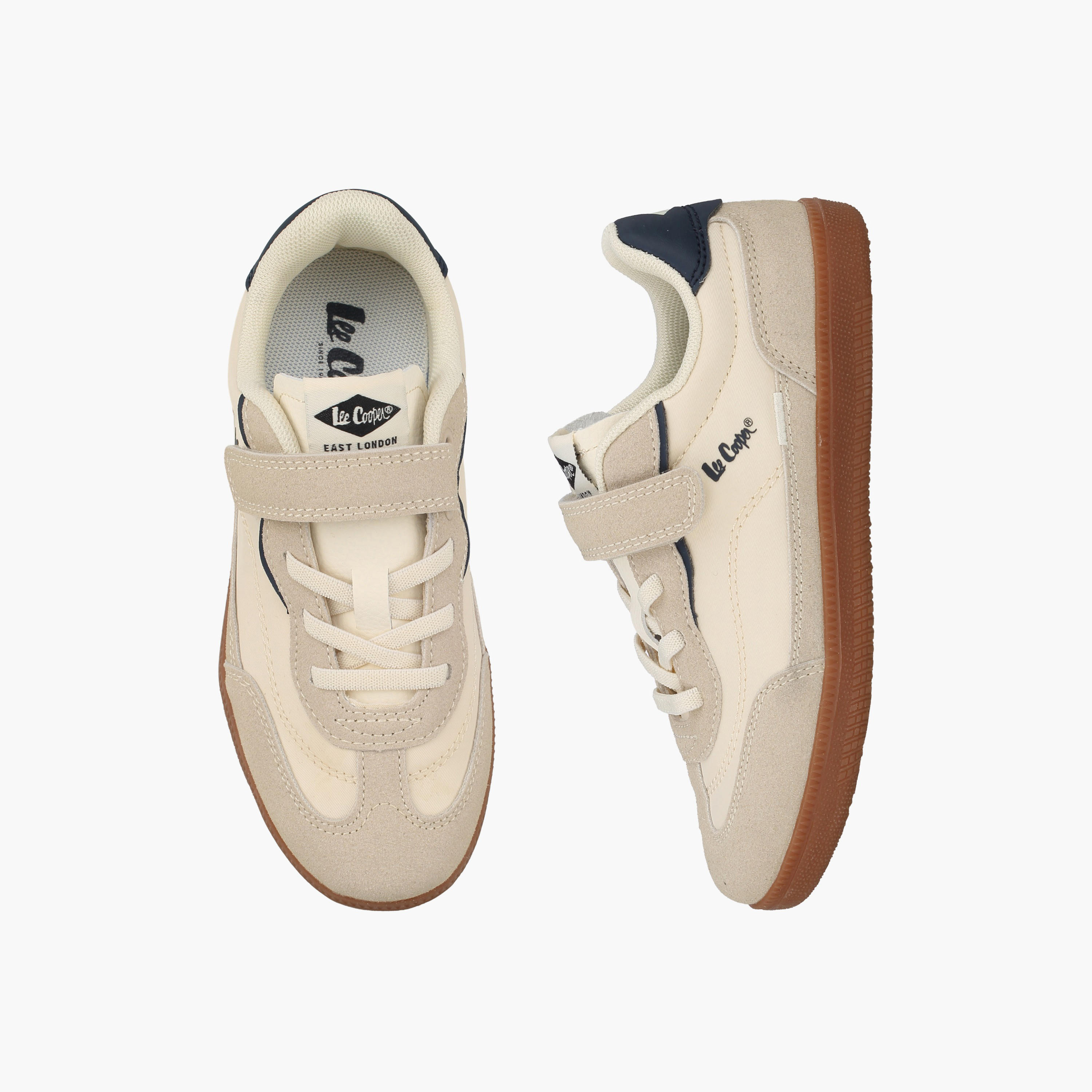 حذاء سنيكرز بطول الكاحل وشريط إغلاق لاصق للأولاد من لي كوبر-boys-shoes-sneakers-image-1