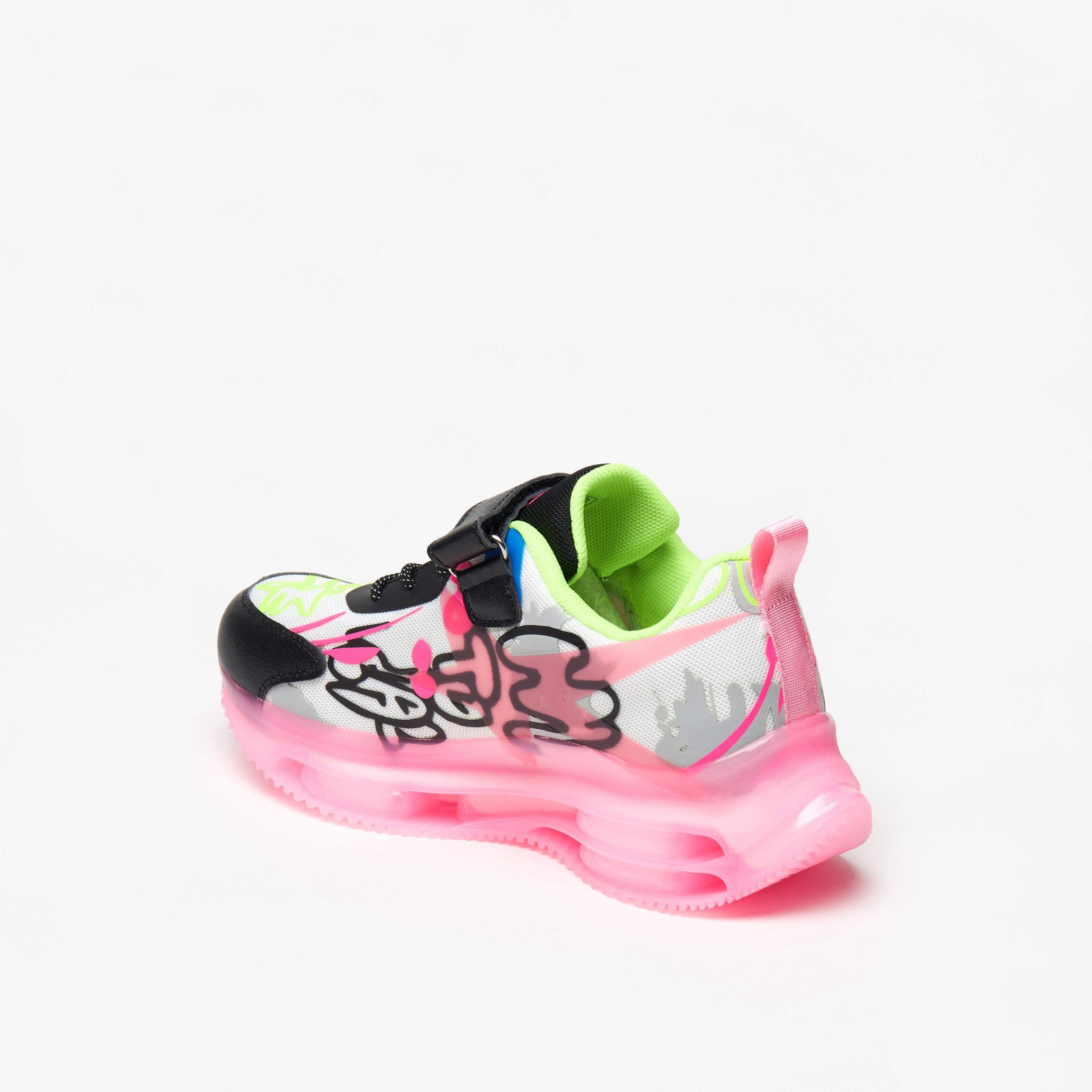 Kappa Girls' Printed Sports Shoes with Cushioning-girls-shoes-sneakers-image-2