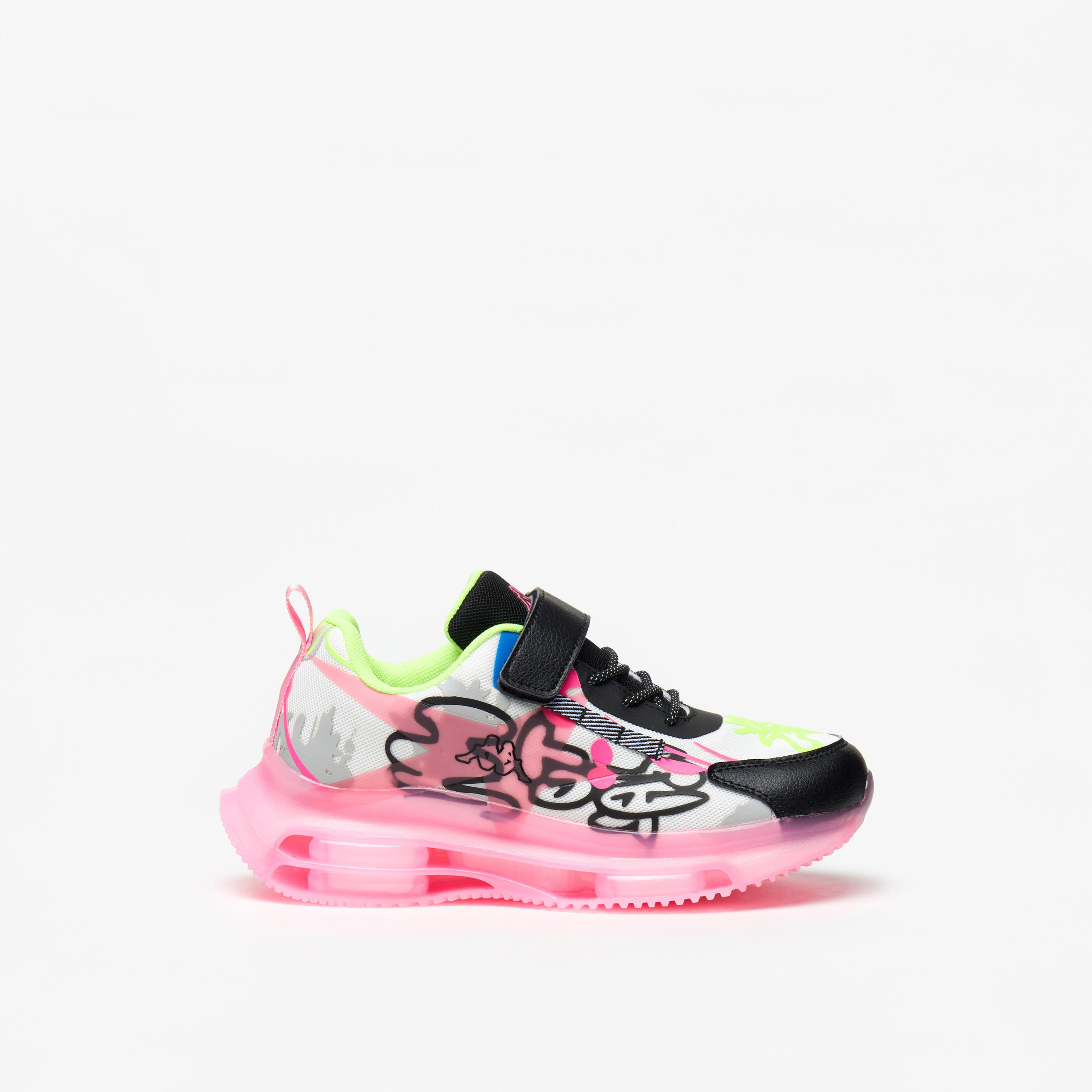 Kappa Girls' Printed Sports Shoes with Cushioning-girls-shoes-sneakers-image-3