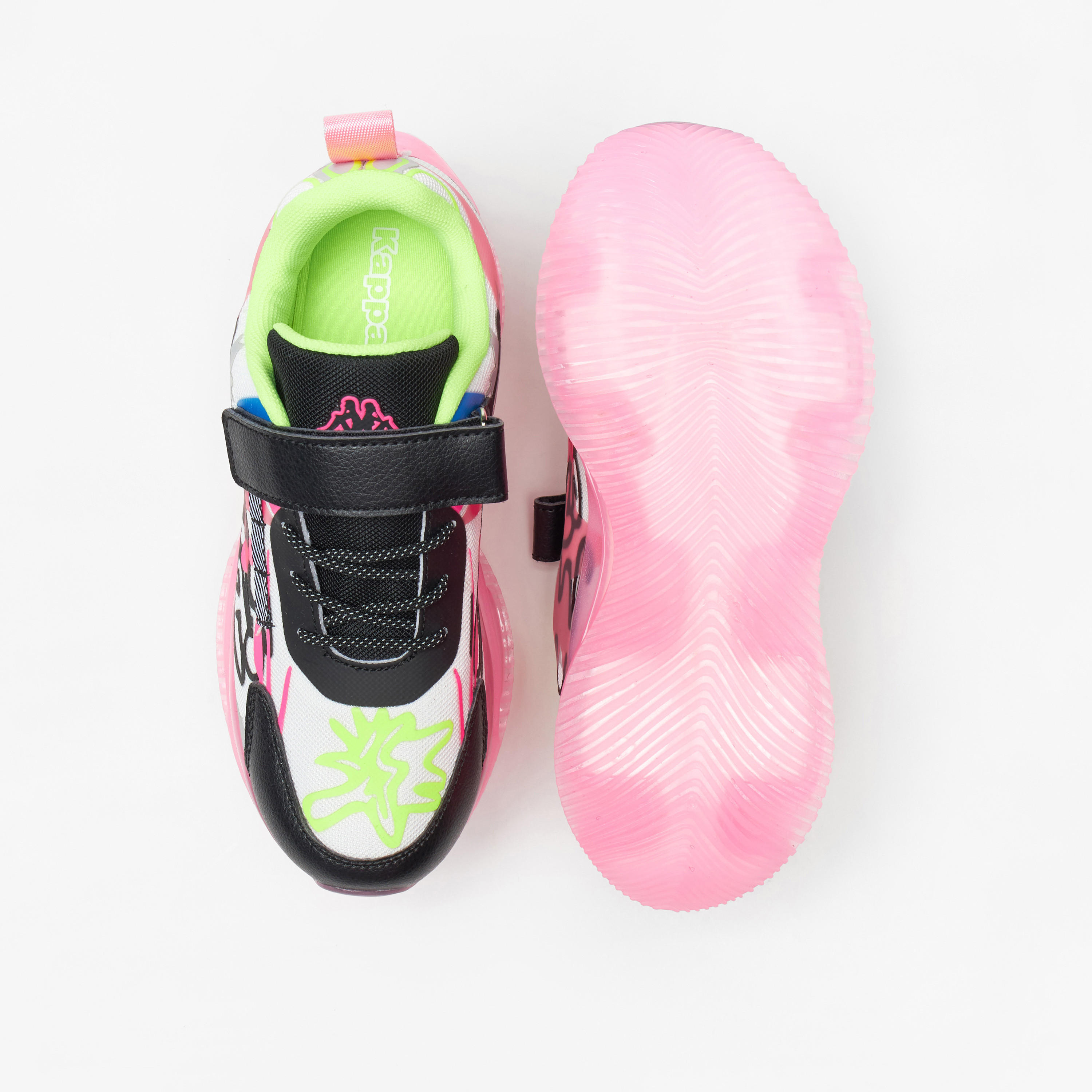 Kappa Girls' Printed Sports Shoes with Cushioning-girls-shoes-sneakers-image-4