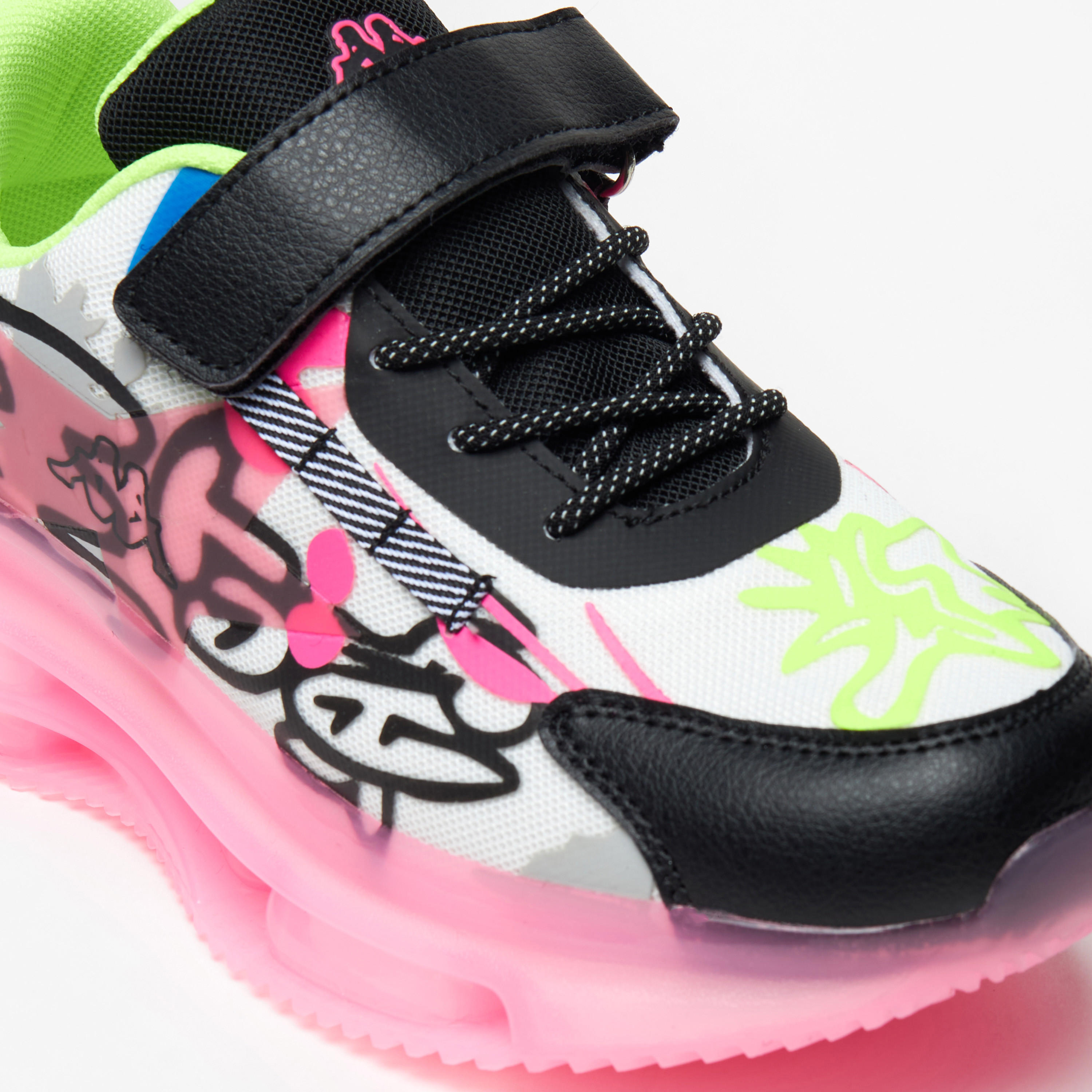 Kappa Girls' Printed Sports Shoes with Cushioning-girls-shoes-sneakers-image-5