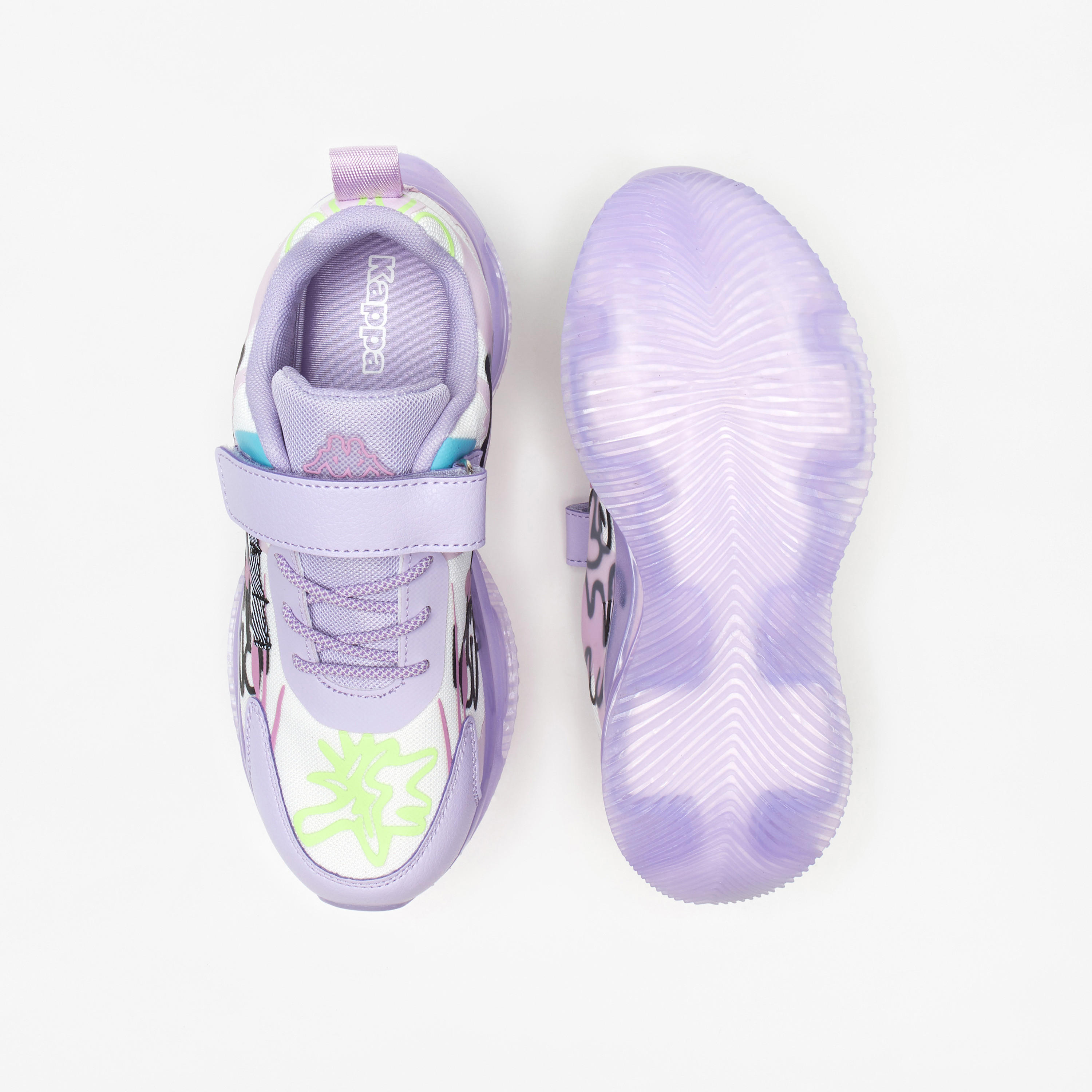 حذاء رياضي ببطانة وطبعات للبنات من كابا-girls-shoes-sneakers-image-4