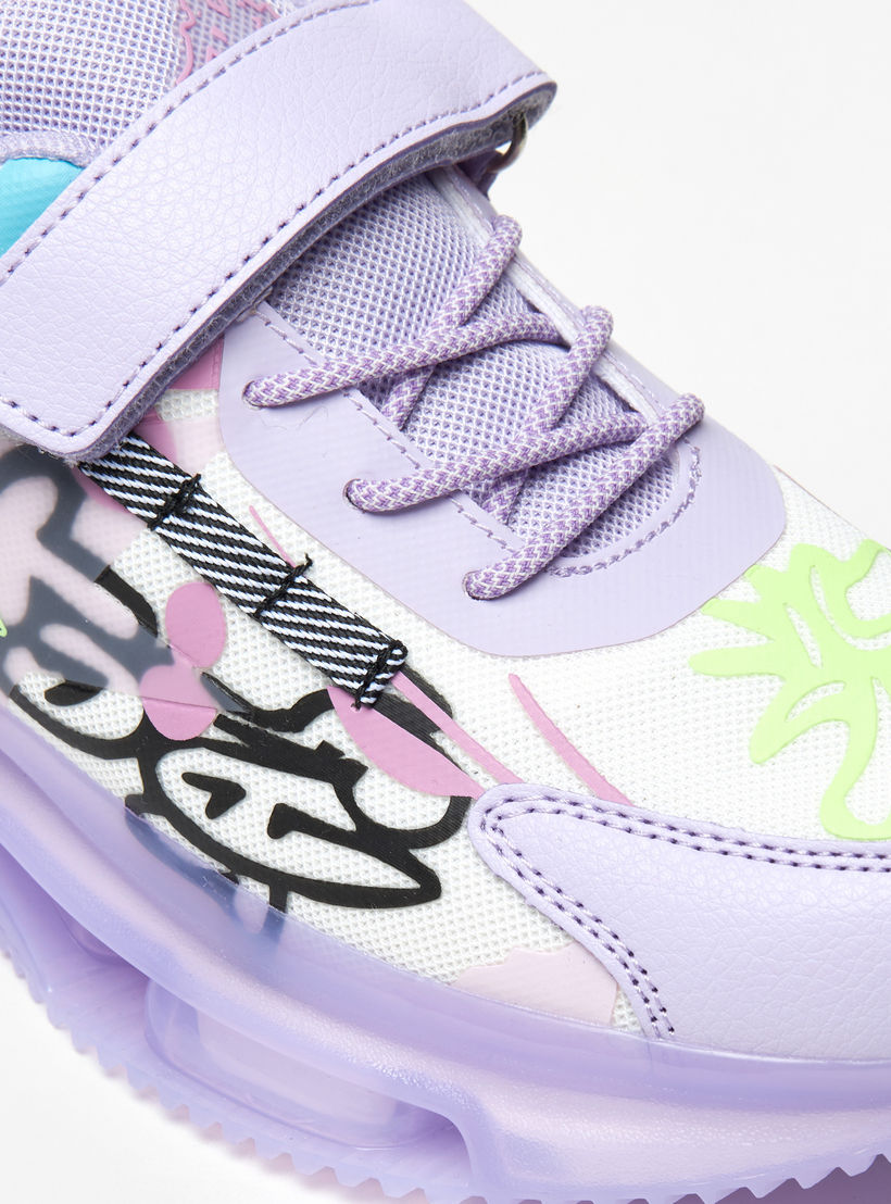 حذاء رياضي ببطانة وطبعات للبنات من كابا-girls-shoes-sneakers-image-5