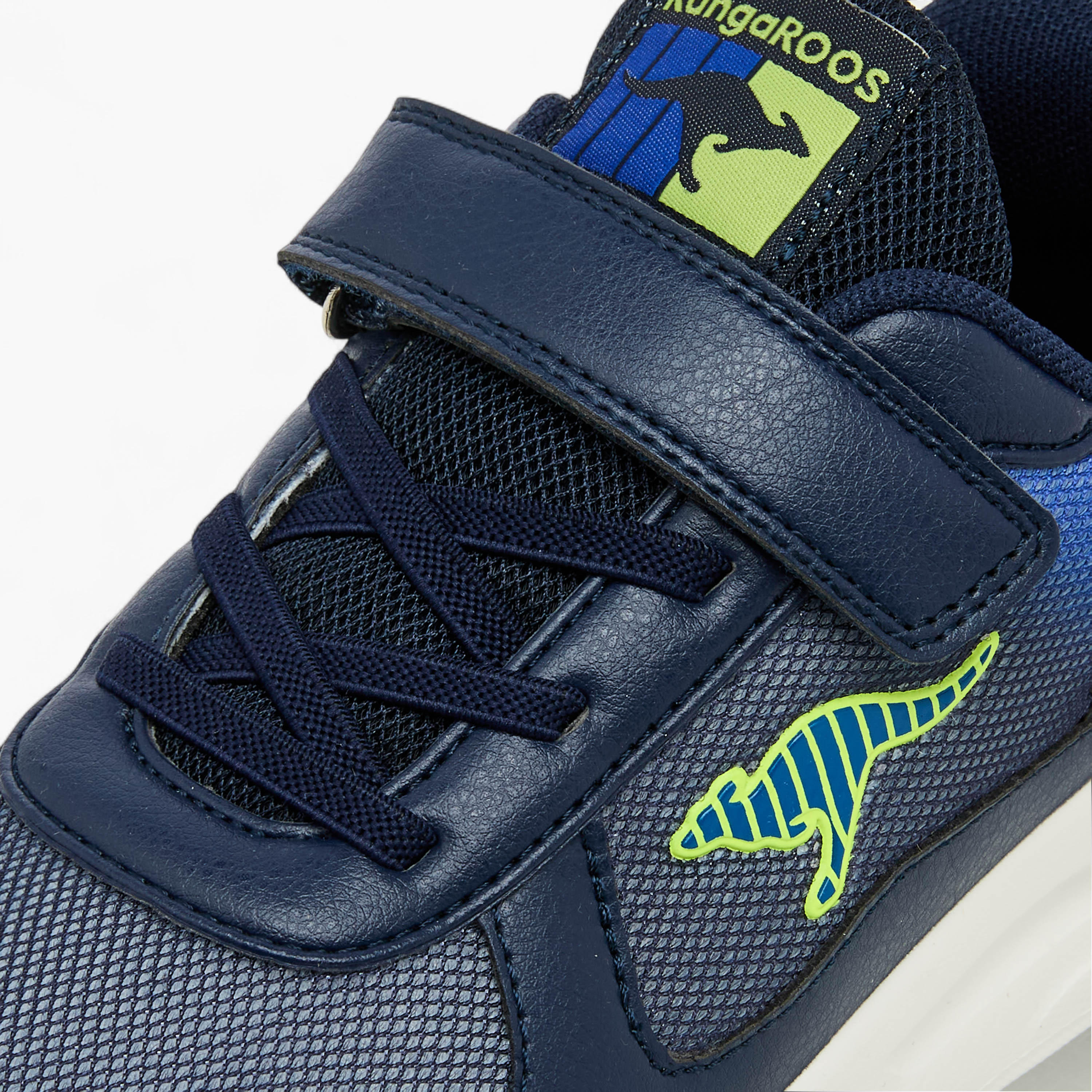 Kangaroos Boys Hook & Loop Breathable Walking Shoes-boys-shoes-sneakers-image-4
