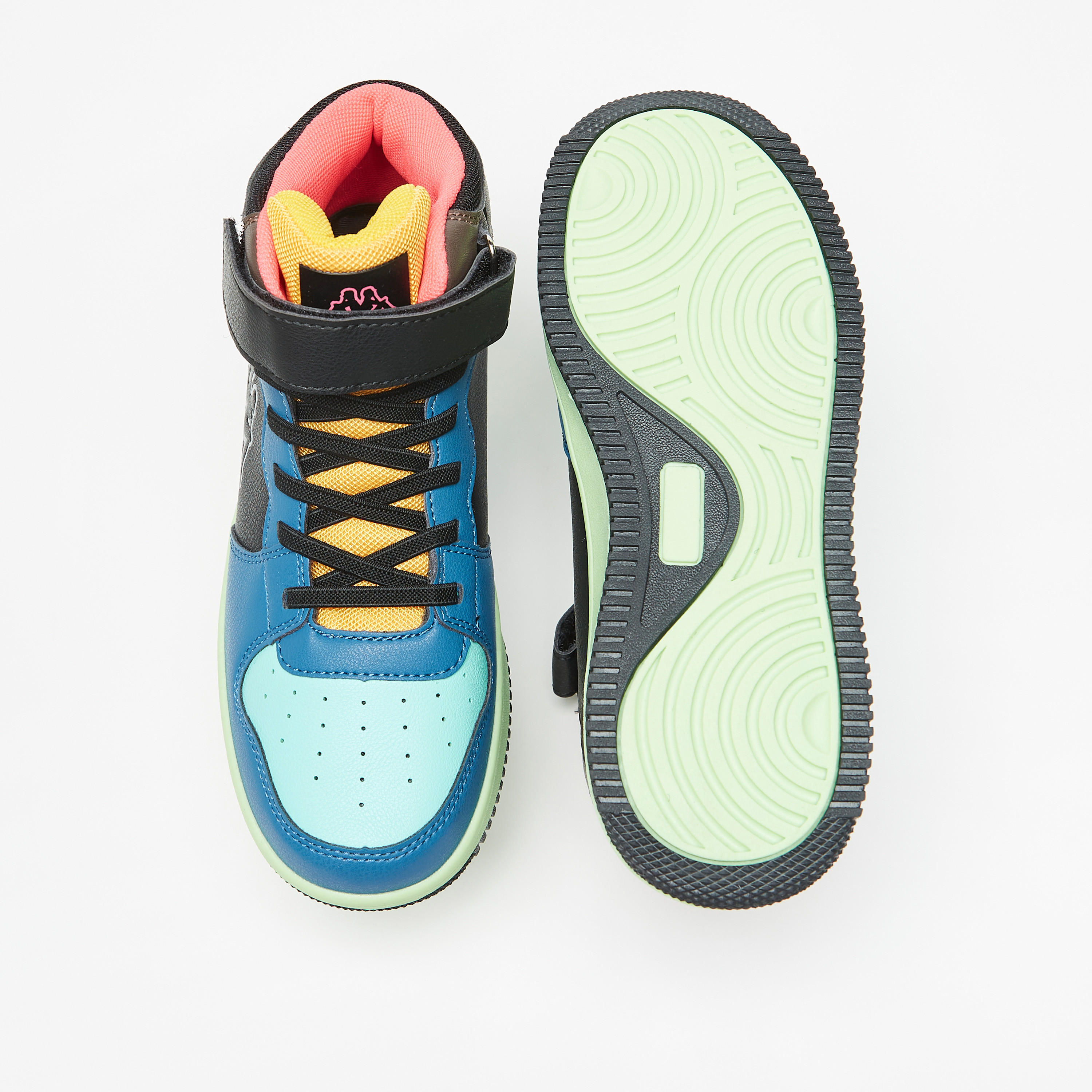 حذاء سنيكرز قوالب ملونة بقصّة عالية وشريط إغلاق لاصق للأولاد من كابا-boys-shoes-sneakers-image-5
