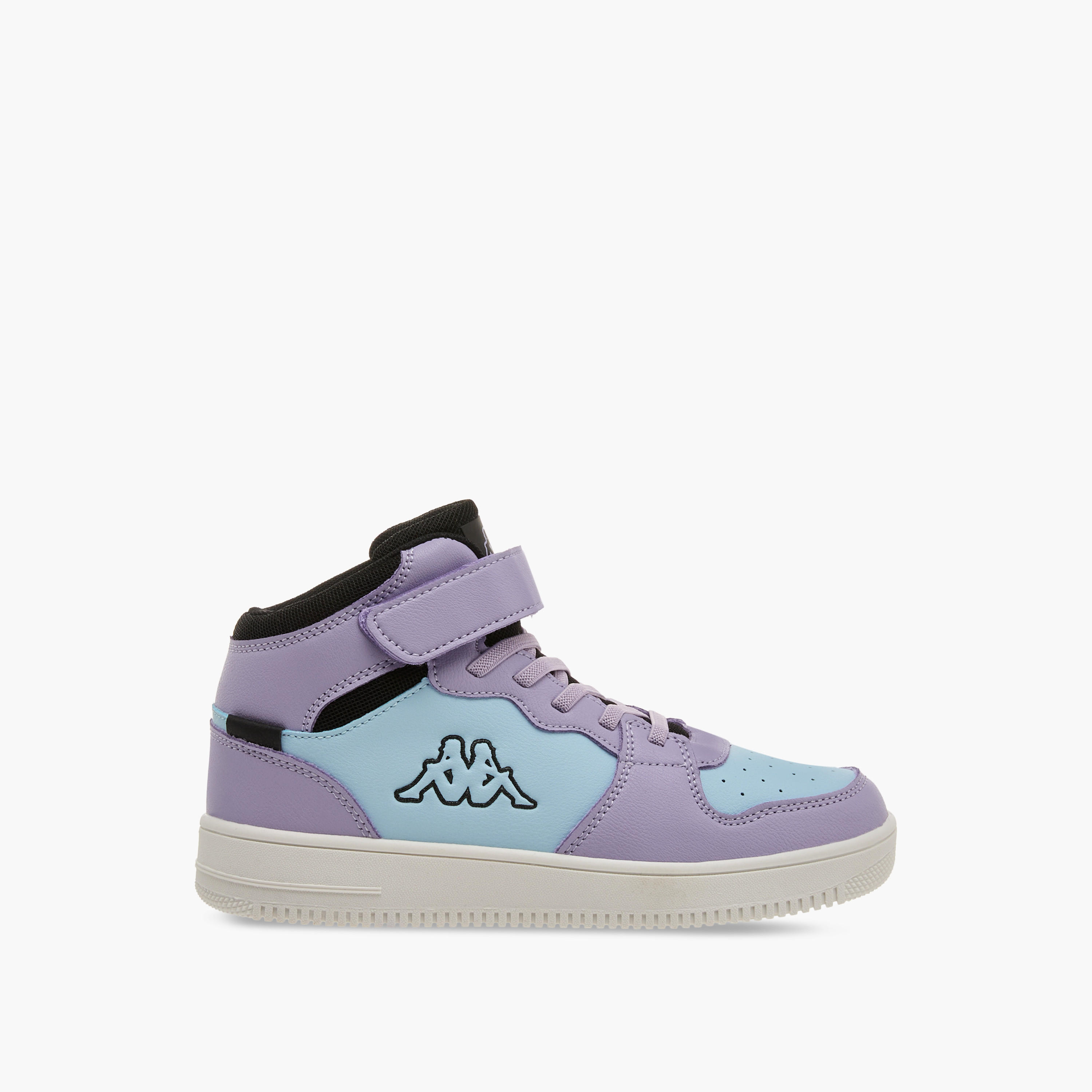 Kappa Girls' Colourblock Sneakers with Hook and Loop Closure-girls-shoes-sneakers-image-3