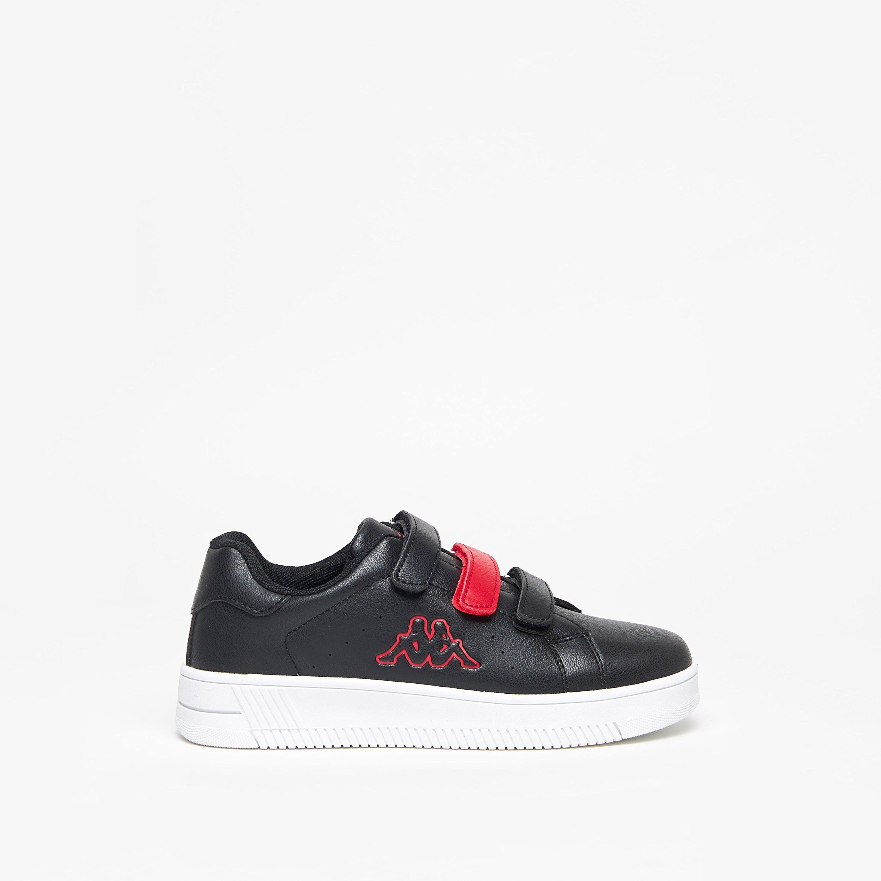 Kappa Kids' Low Ankle Sneakers with Hook and Loop Closure-sports-boys-shoes-image-1