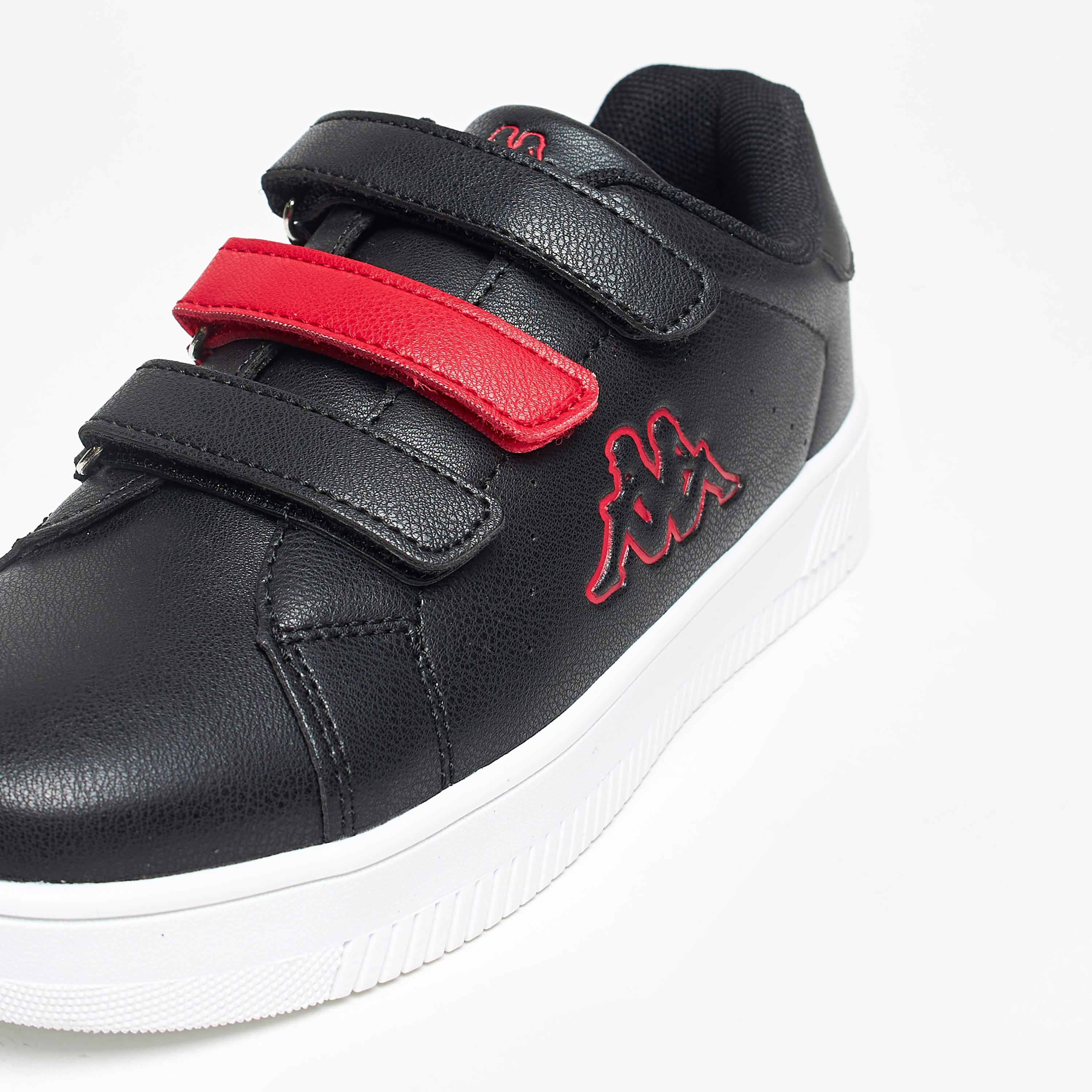 Kappa Kids' Low Ankle Sneakers with Hook and Loop Closure-sports-boys-shoes-image-4