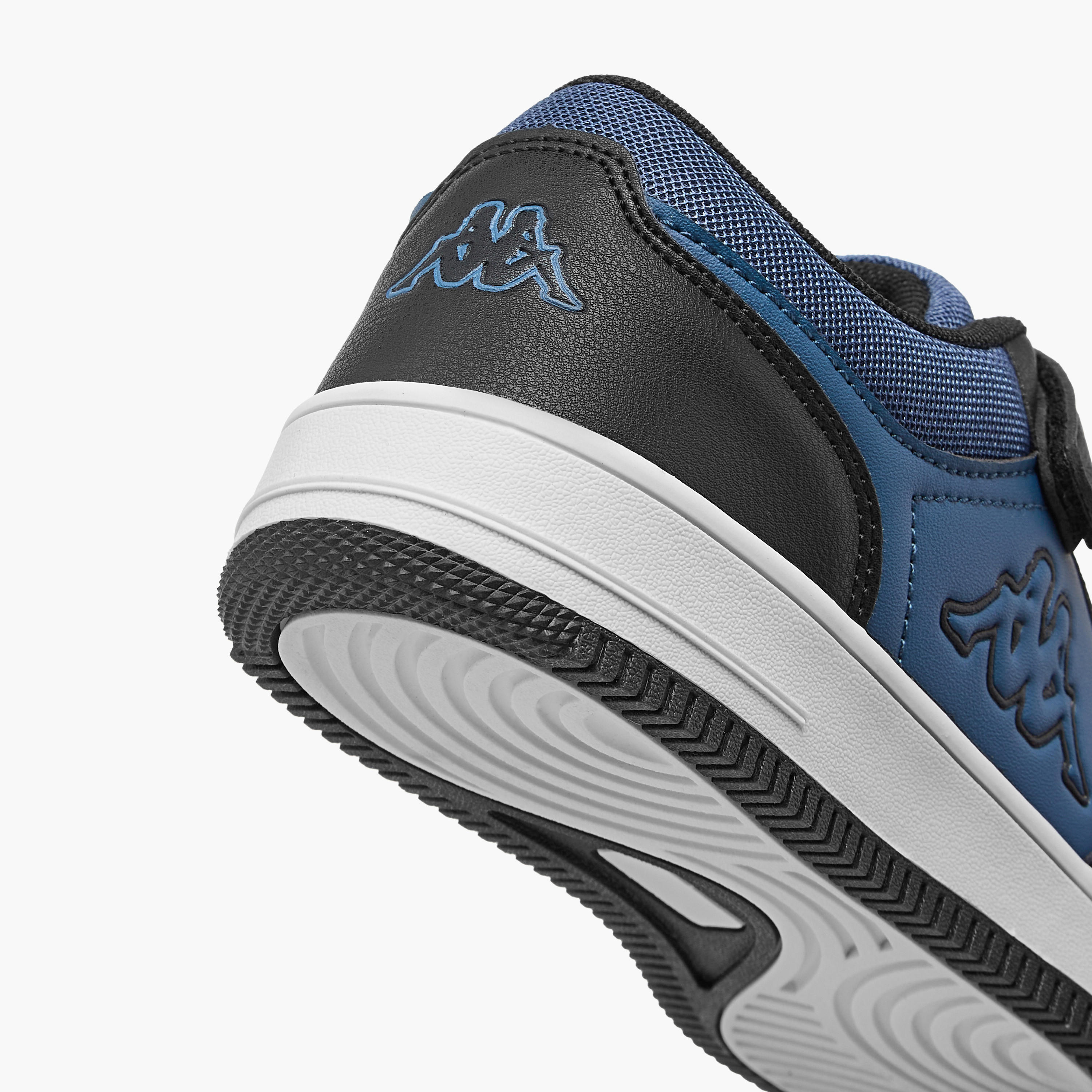 Kappa Kids' Colourblock Low Ankle Sneakers with Hook and Loop Closure-boys-shoes-sneakers-image-5