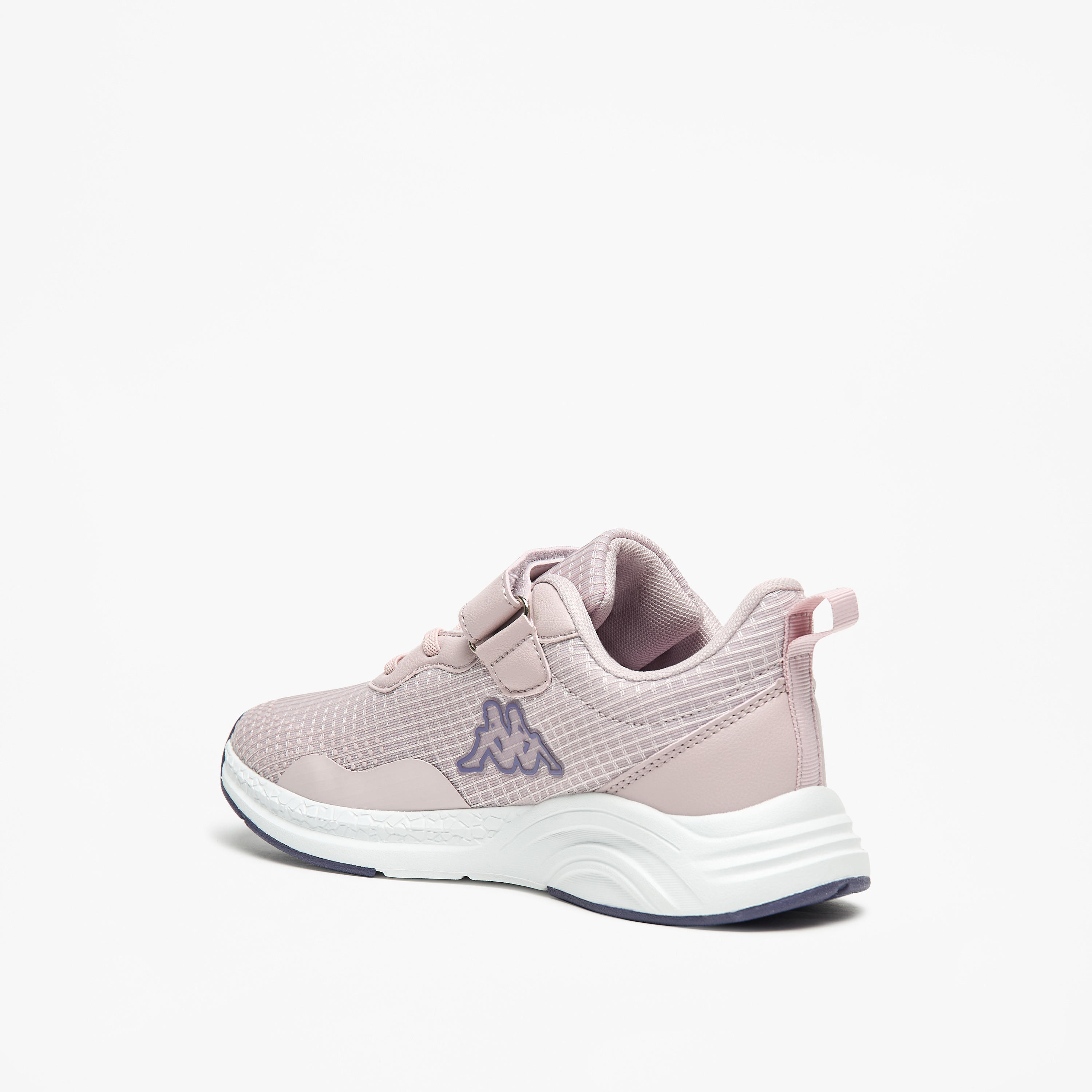 Kappa Girls' Mesh Textured Walking Shoes with Hook and Loop Closure-girls-shoes-sports-image-2