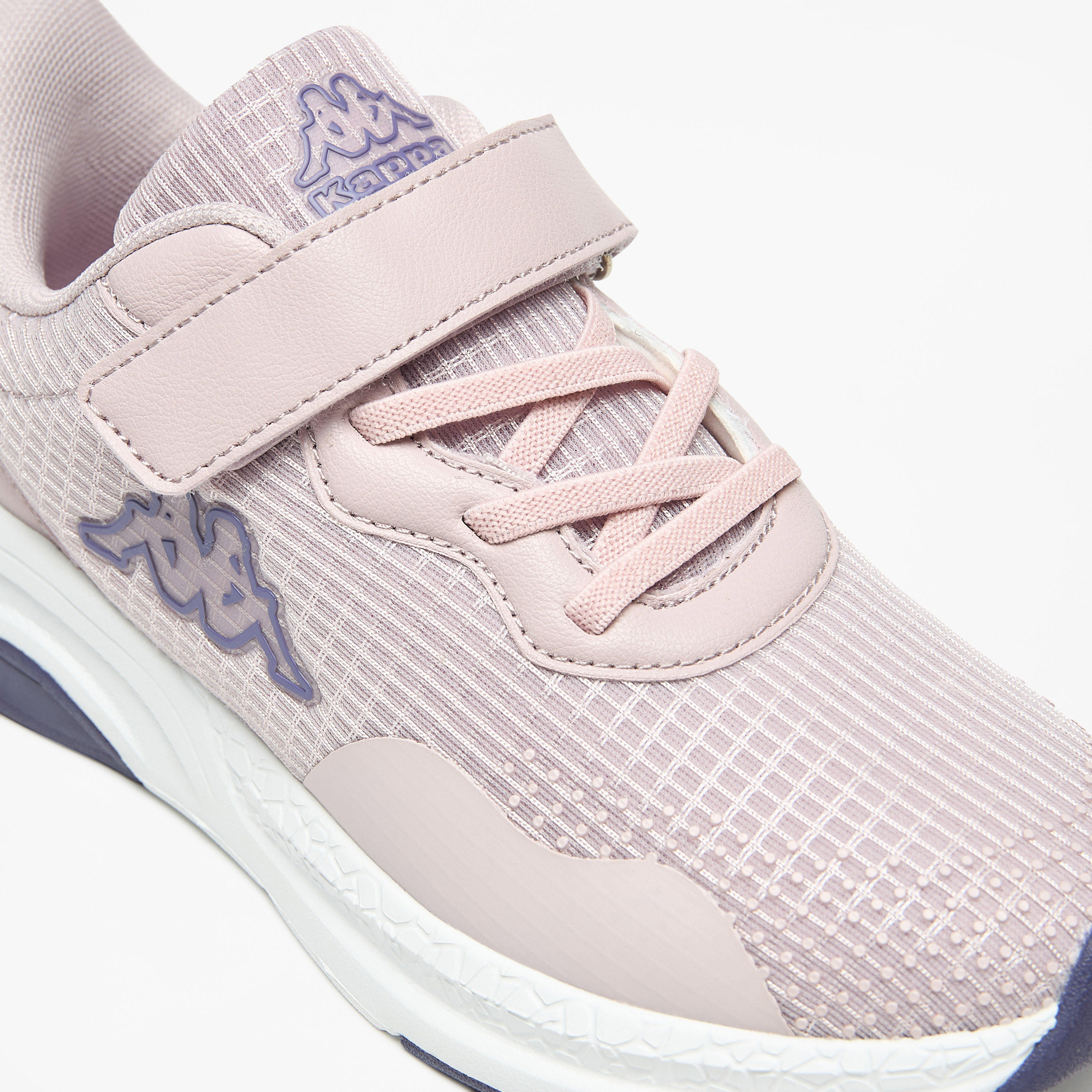 Kappa Girls' Mesh Textured Walking Shoes with Hook and Loop Closure-girls-shoes-sports-image-5