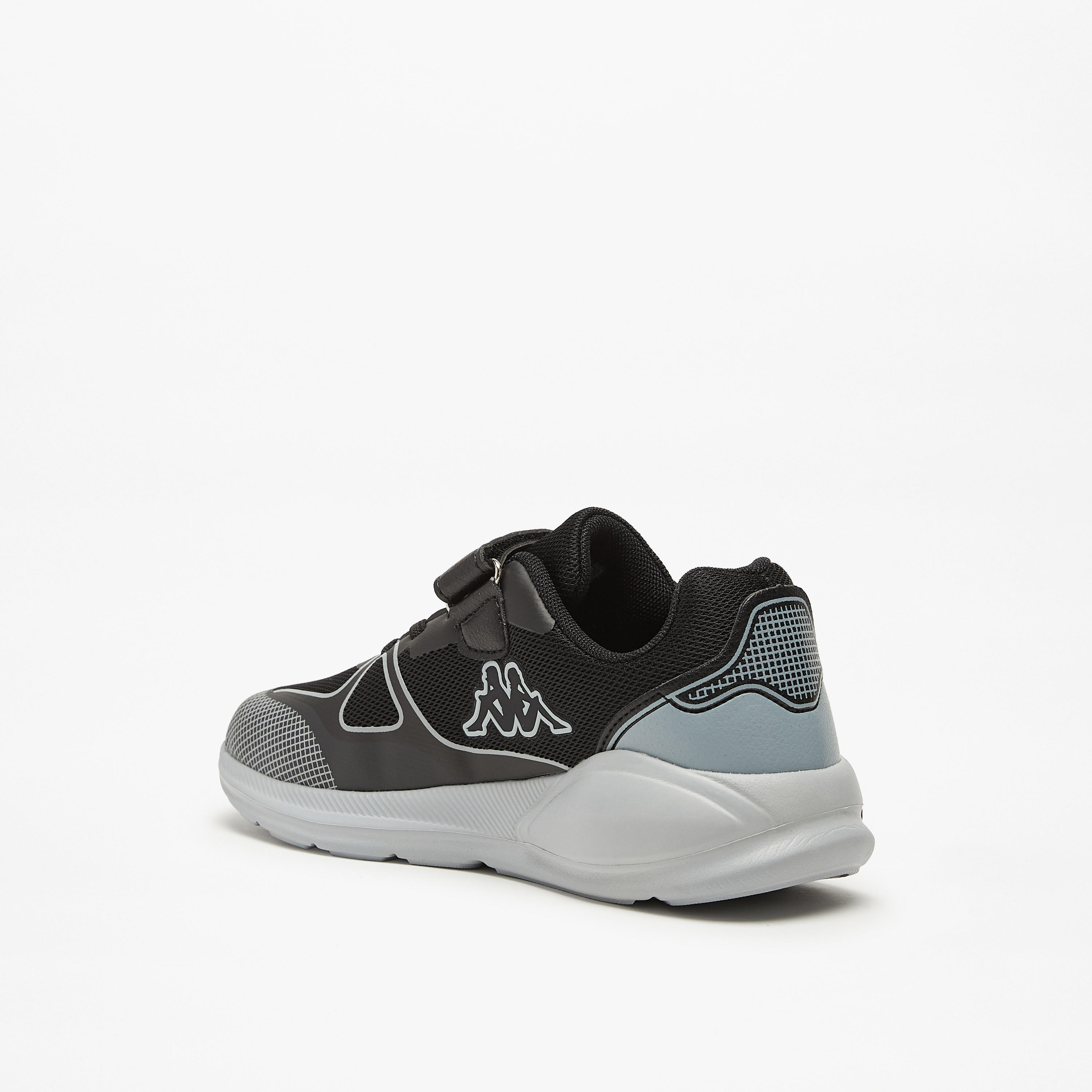 Kappa Girls' Panelled Sports Shoes with Hook and Loop Closure-girls-shoes-sports-image-2