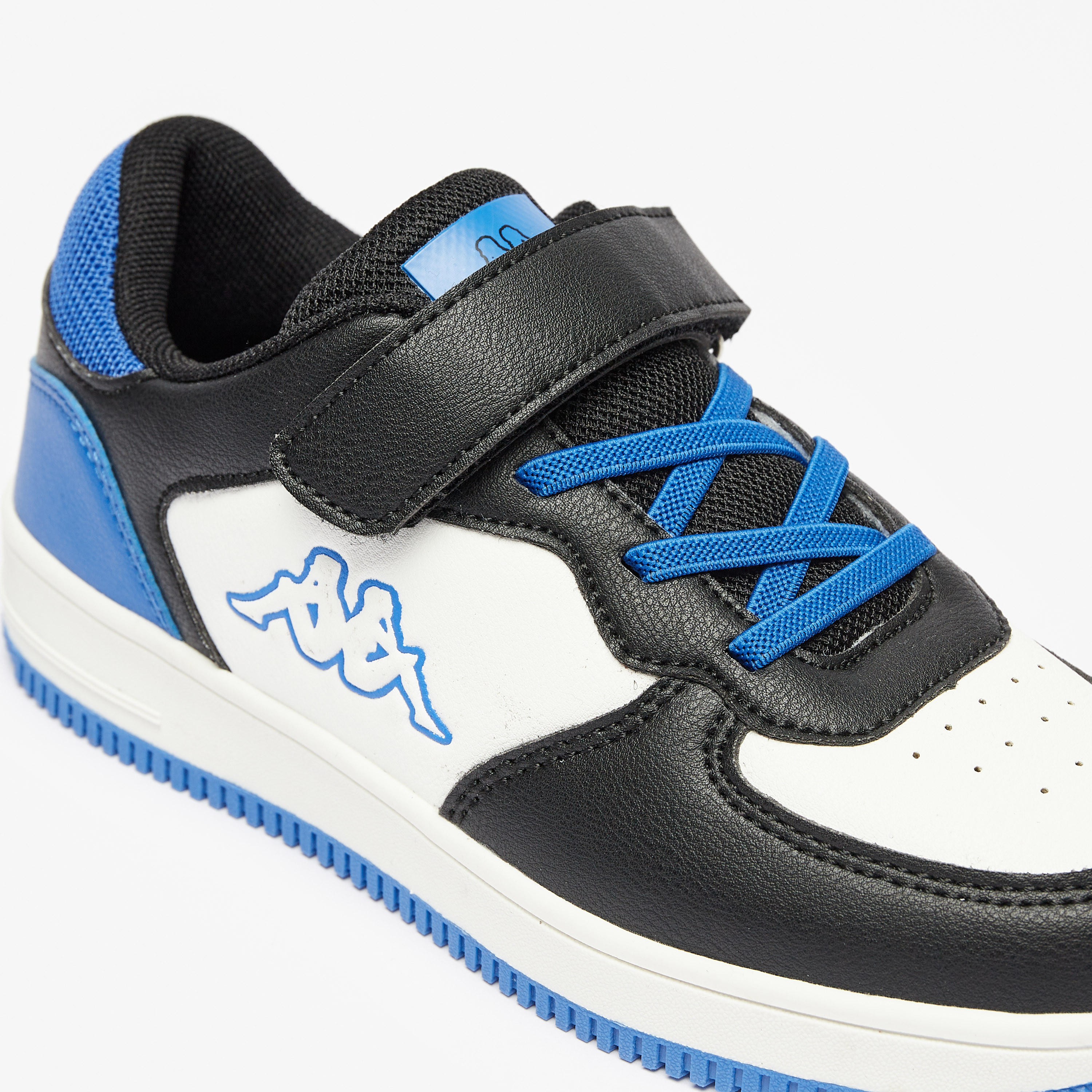 Kappa Kids Detail Hook and Loop Closure Sports Shoes with Cushioning-girls-shoes-sneakers-image-4