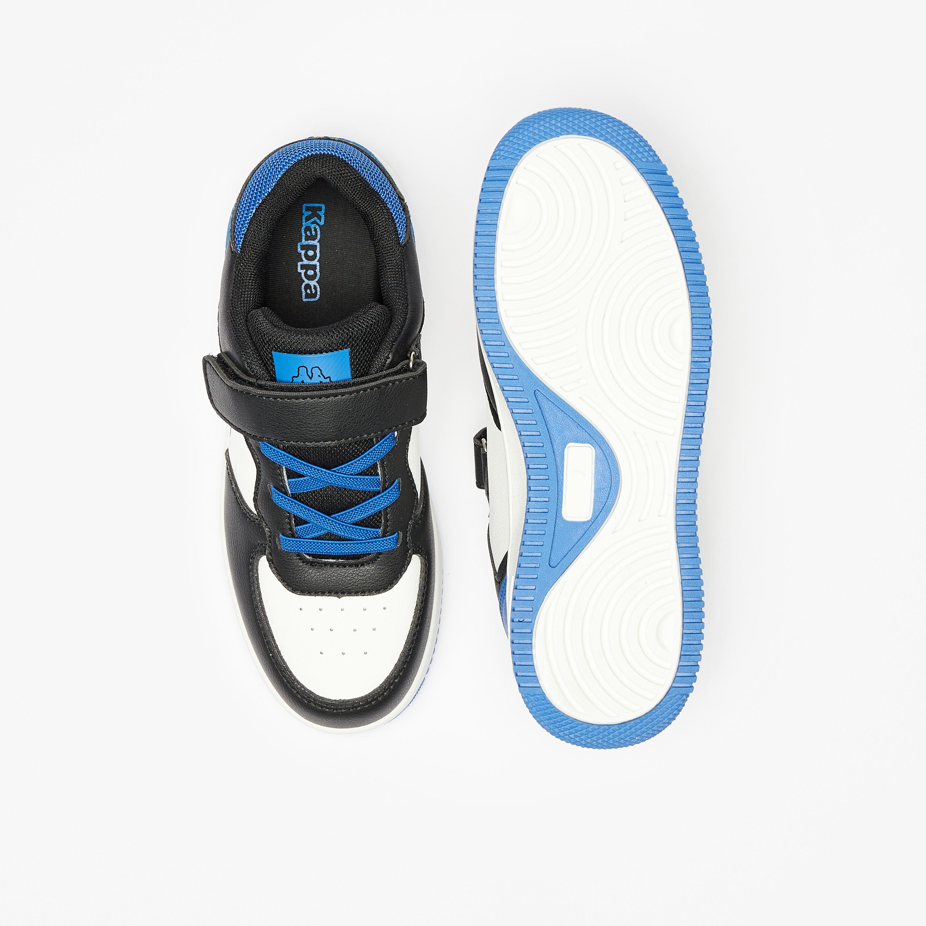 Kappa Kids Detail Hook and Loop Closure Sports Shoes with Cushioning-girls-shoes-sneakers-image-5