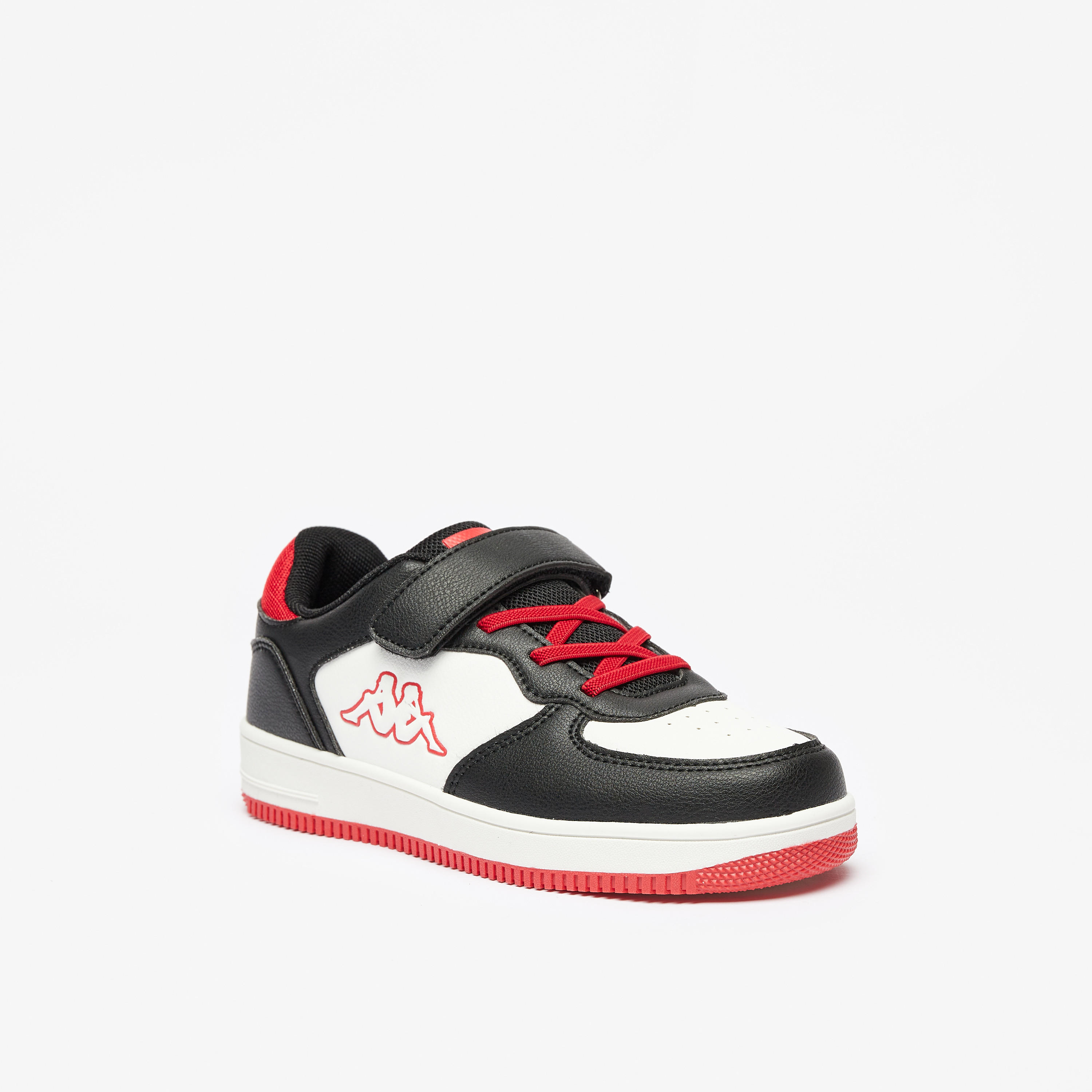 Kappa Kids Detail Hook and Loop Closure Sports Shoes with Cushioning-girls-shoes-sneakers-image-1