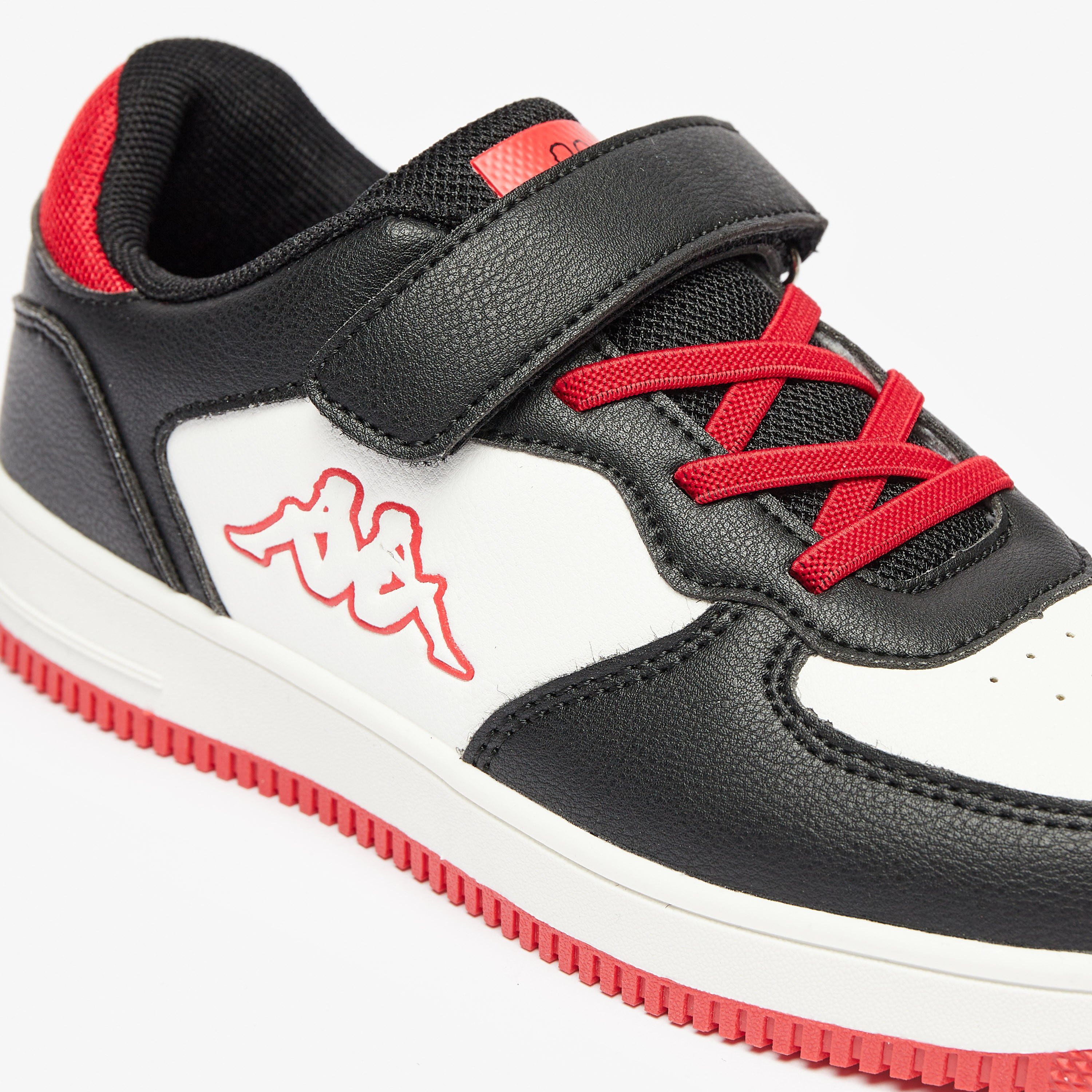 Kappa Kids Detail Hook and Loop Closure Sports Shoes with Cushioning-girls-shoes-sneakers-image-5