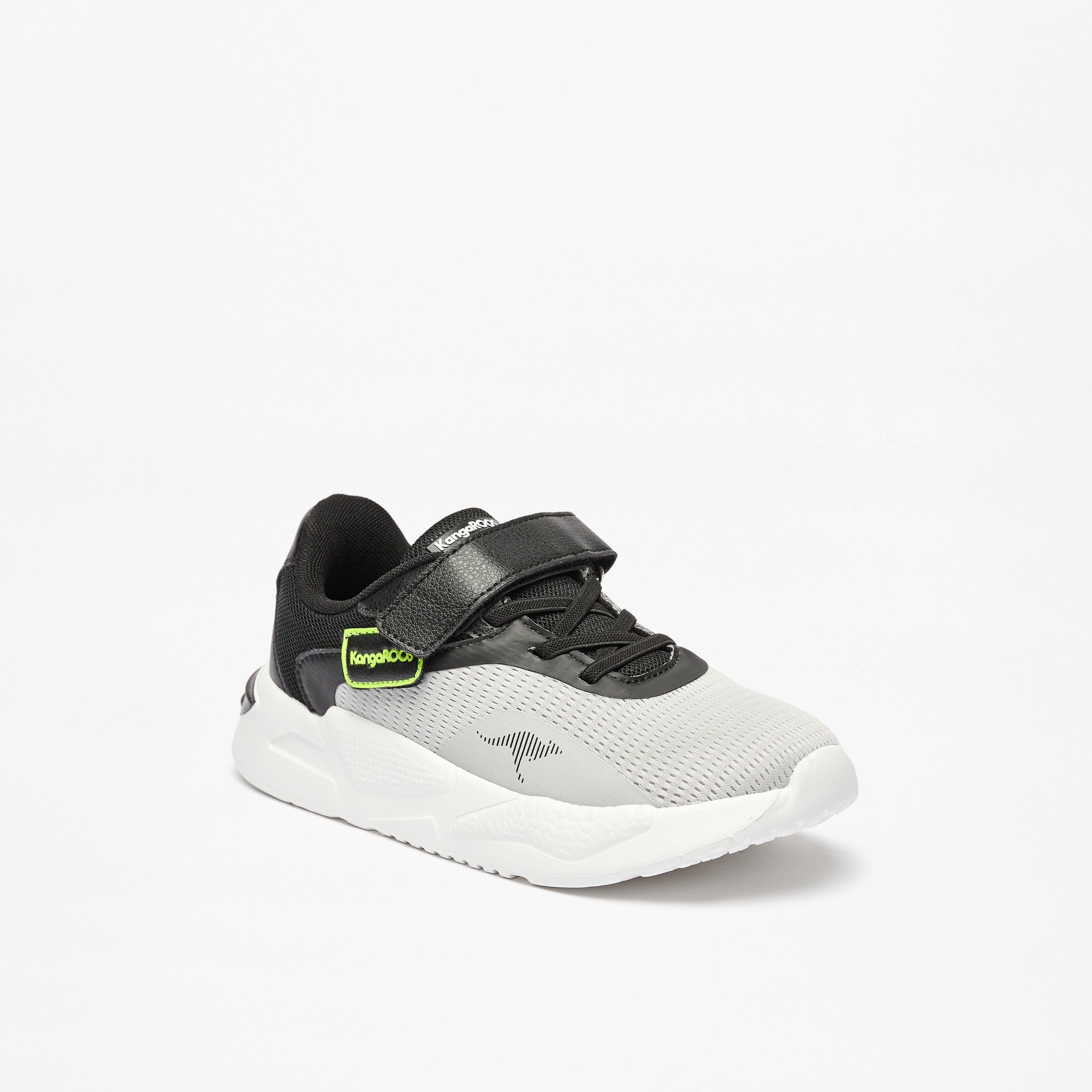 حذاء رياضي للأطفال بشريط إغلاق لاصق وبطانة من كانجاروس-sports-boys-shoes-image-1