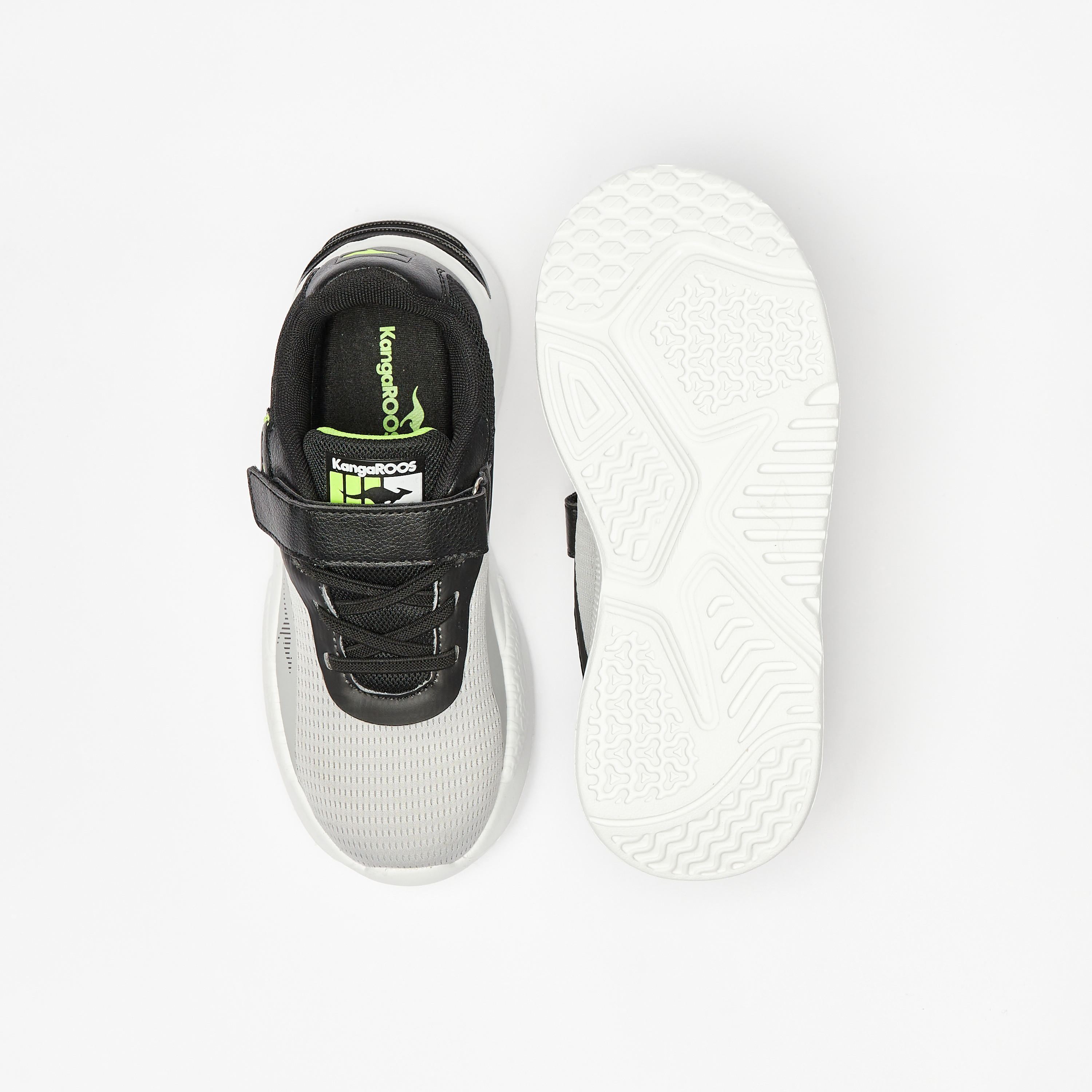 حذاء رياضي للأطفال بشريط إغلاق لاصق وبطانة من كانجاروس-sports-boys-shoes-image-4