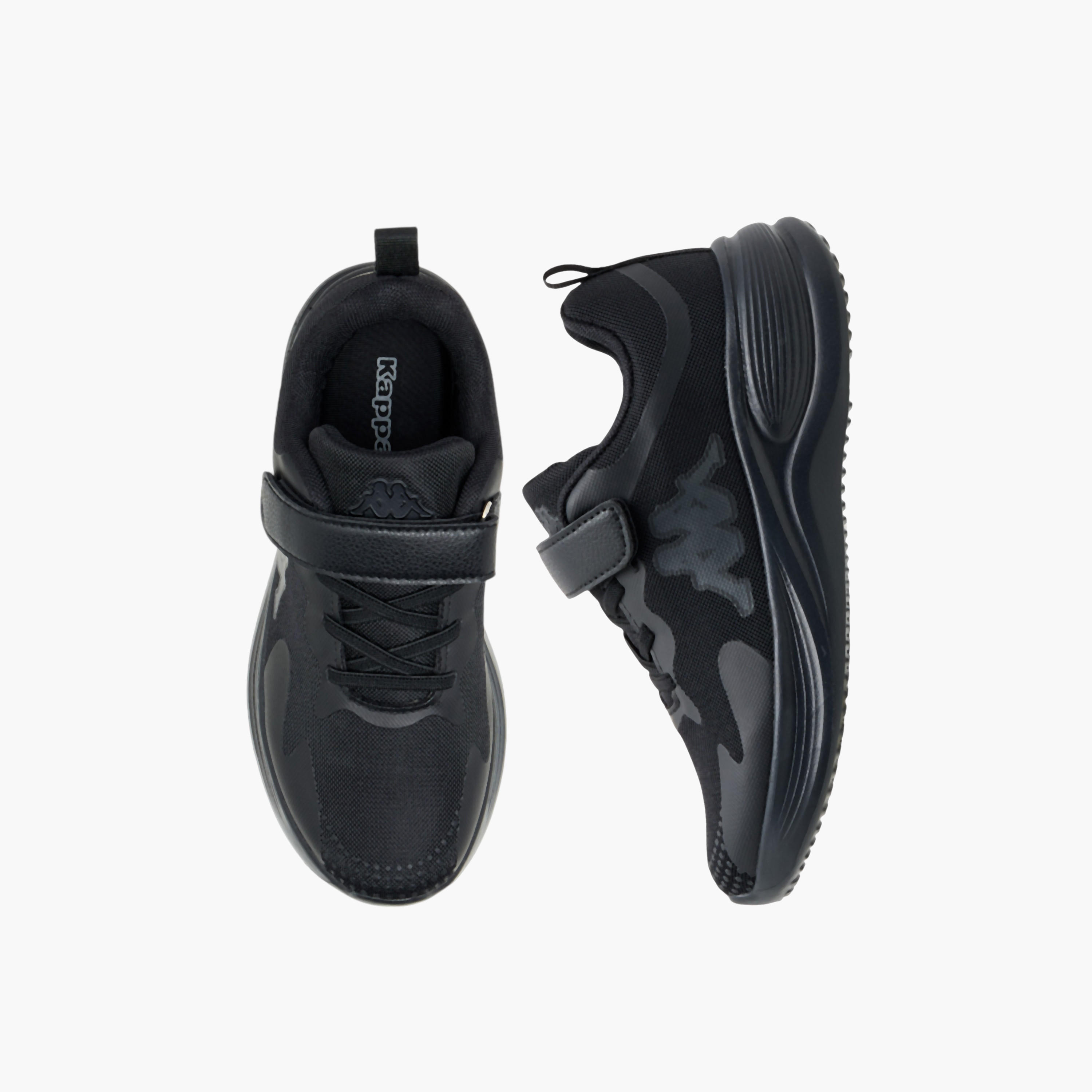 Kappa Girls' Logo Detail Sports Shoes with Hook and Loop Closure-girls-shoes-sports-image-1