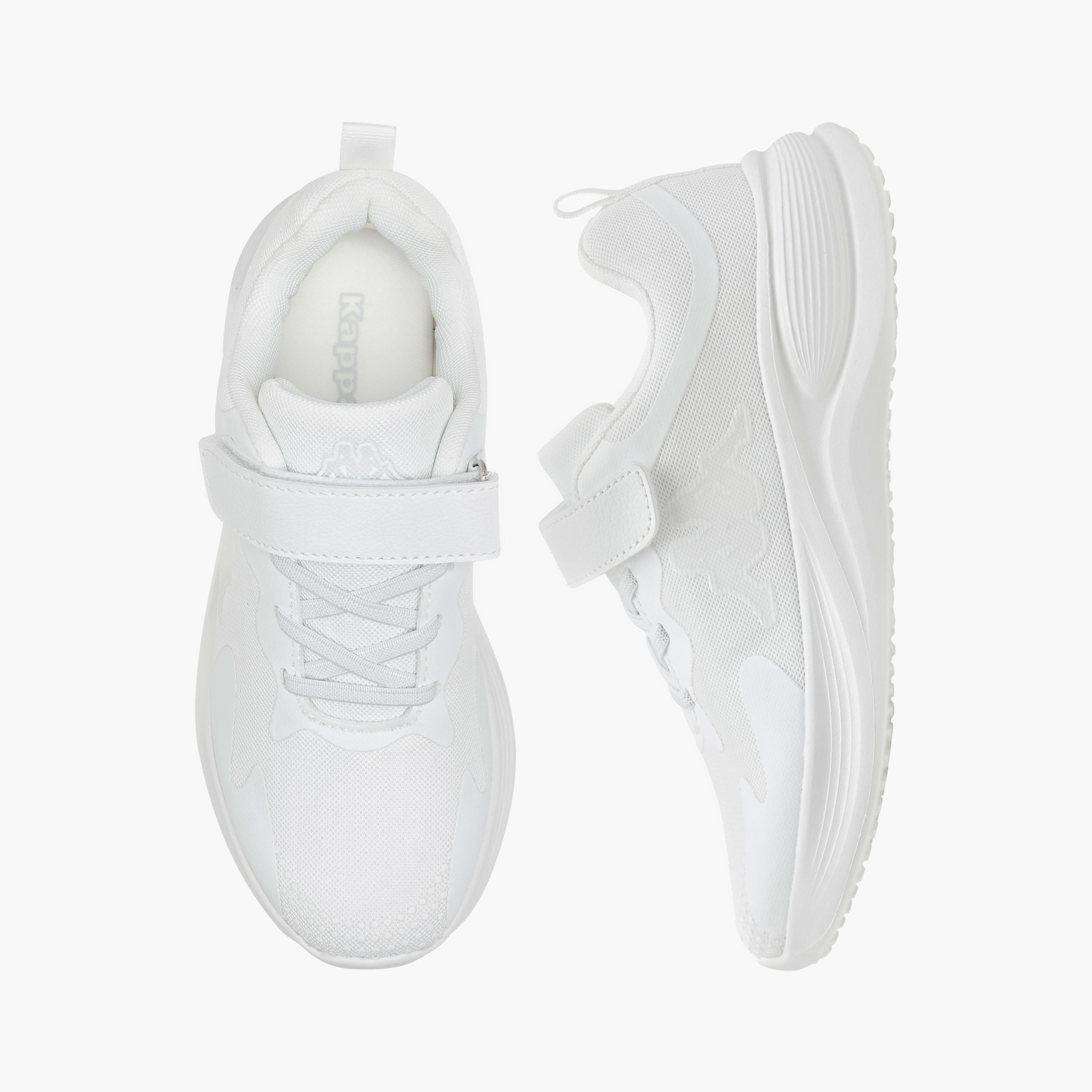 Kappa Girls' Logo Detail Sports Shoes with Hook and Loop Closure-girls-shoes-sports-image-1