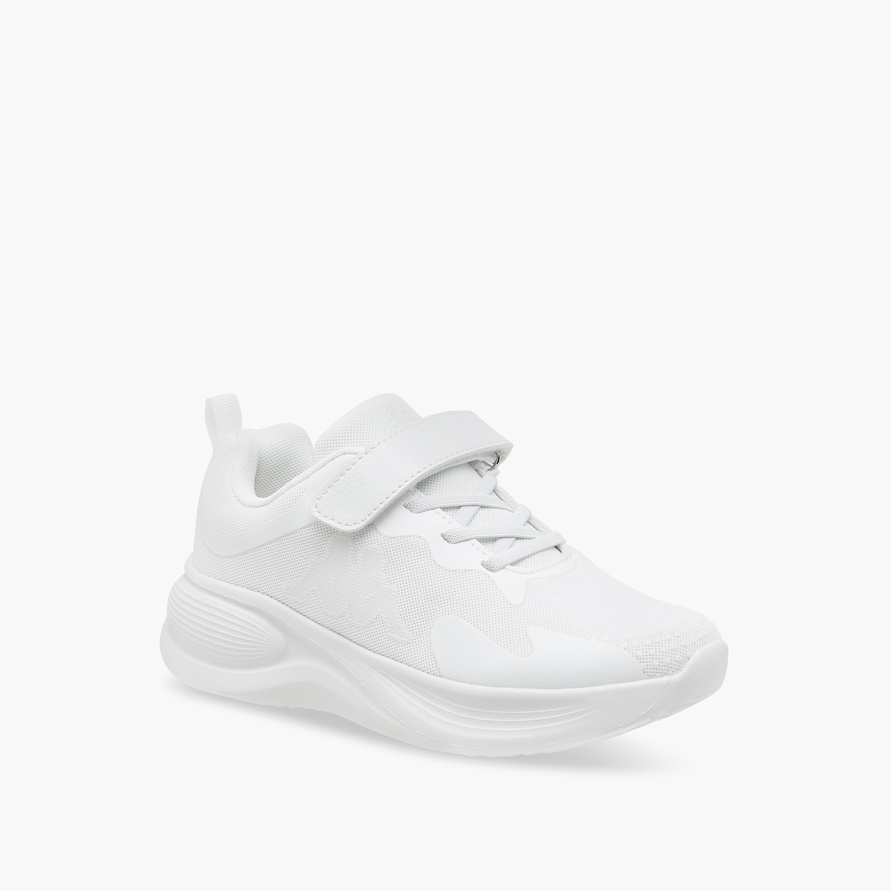 Kappa Girls' Logo Detail Sports Shoes with Hook and Loop Closure-girls-shoes-sports-image-2
