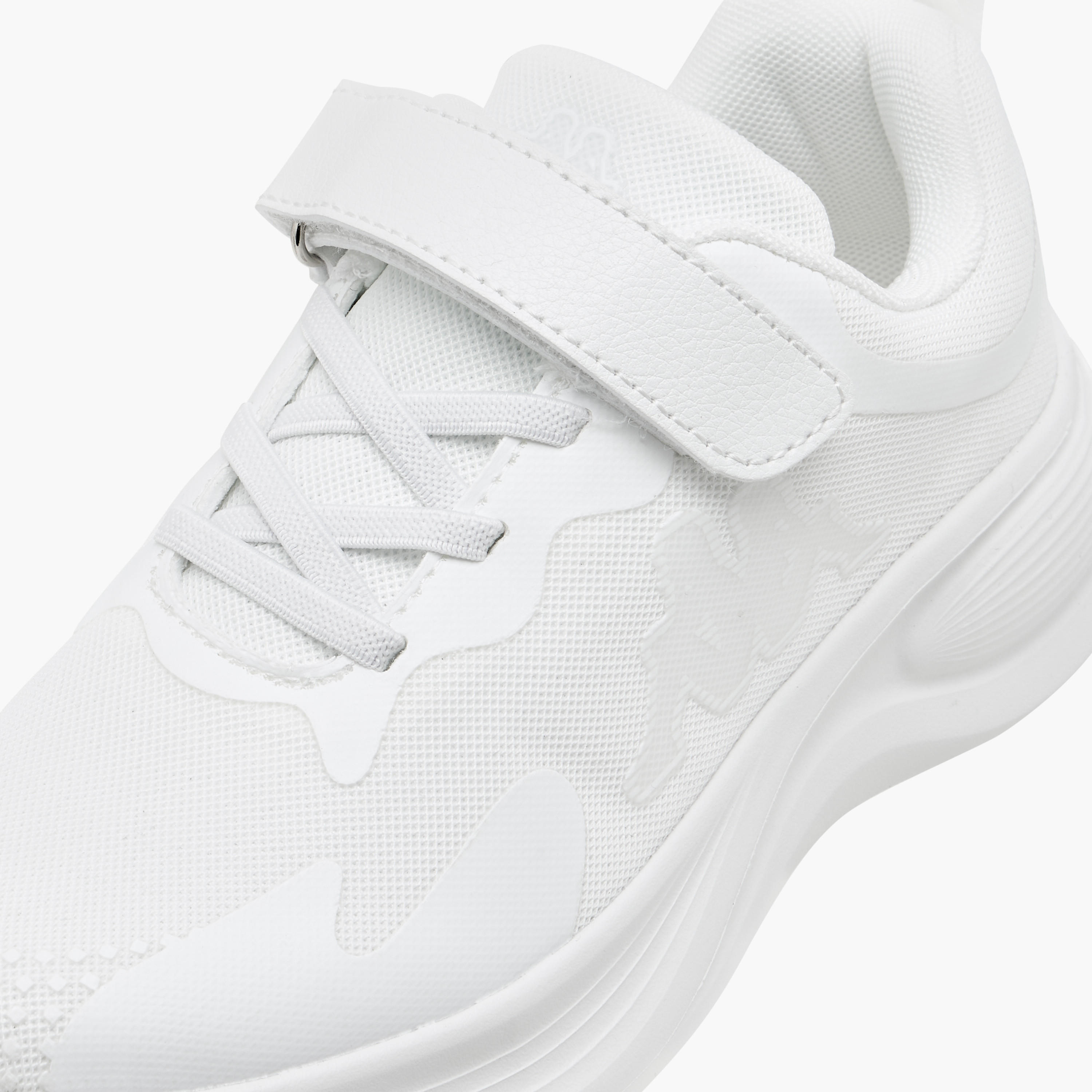 Kappa Girls' Logo Detail Sports Shoes with Hook and Loop Closure-girls-shoes-sports-image-4