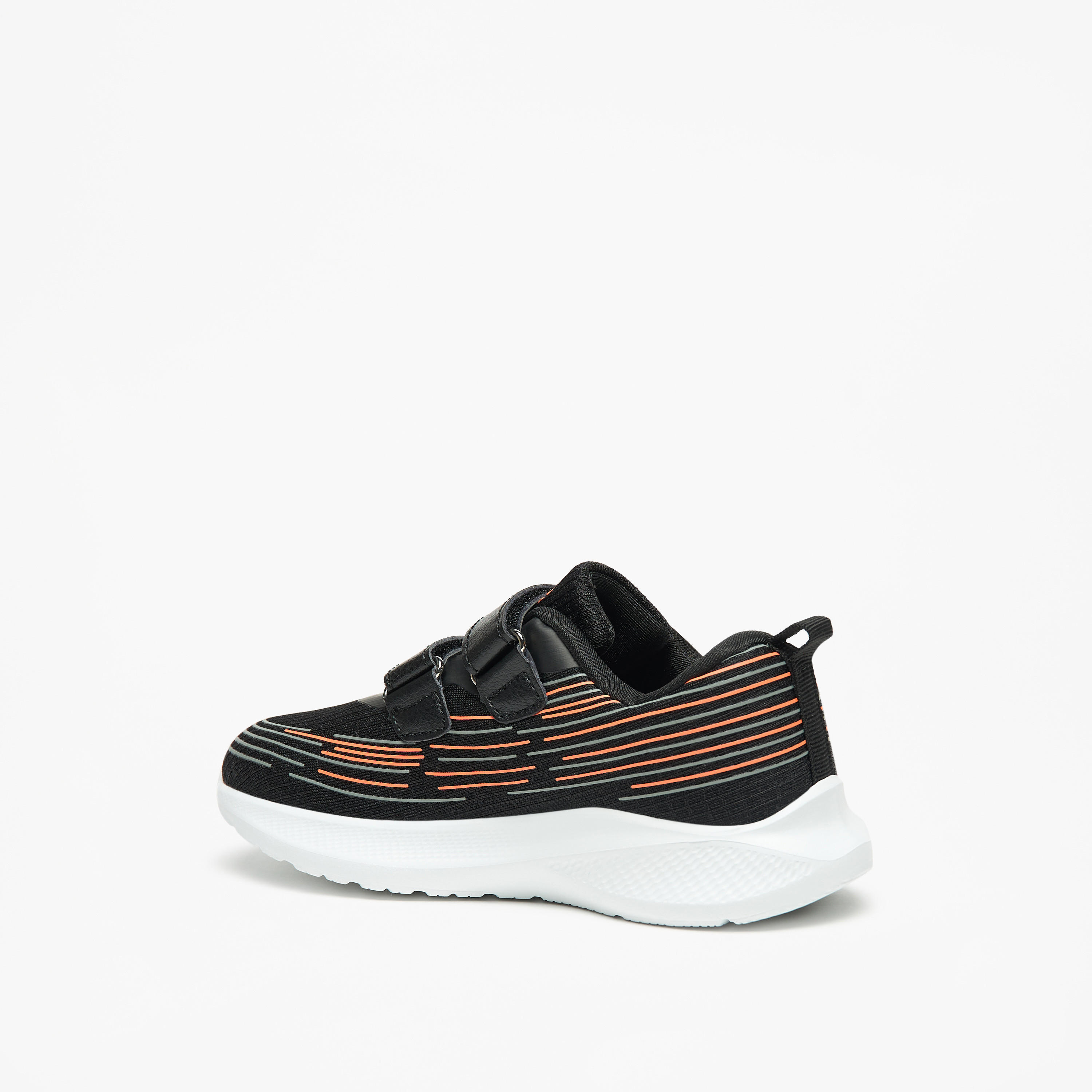 حذاء رياضي بشريط إغلاق لاصق وتفاصيل شعار للأولاد من كابا-boys-shoes-sneakers-image-2