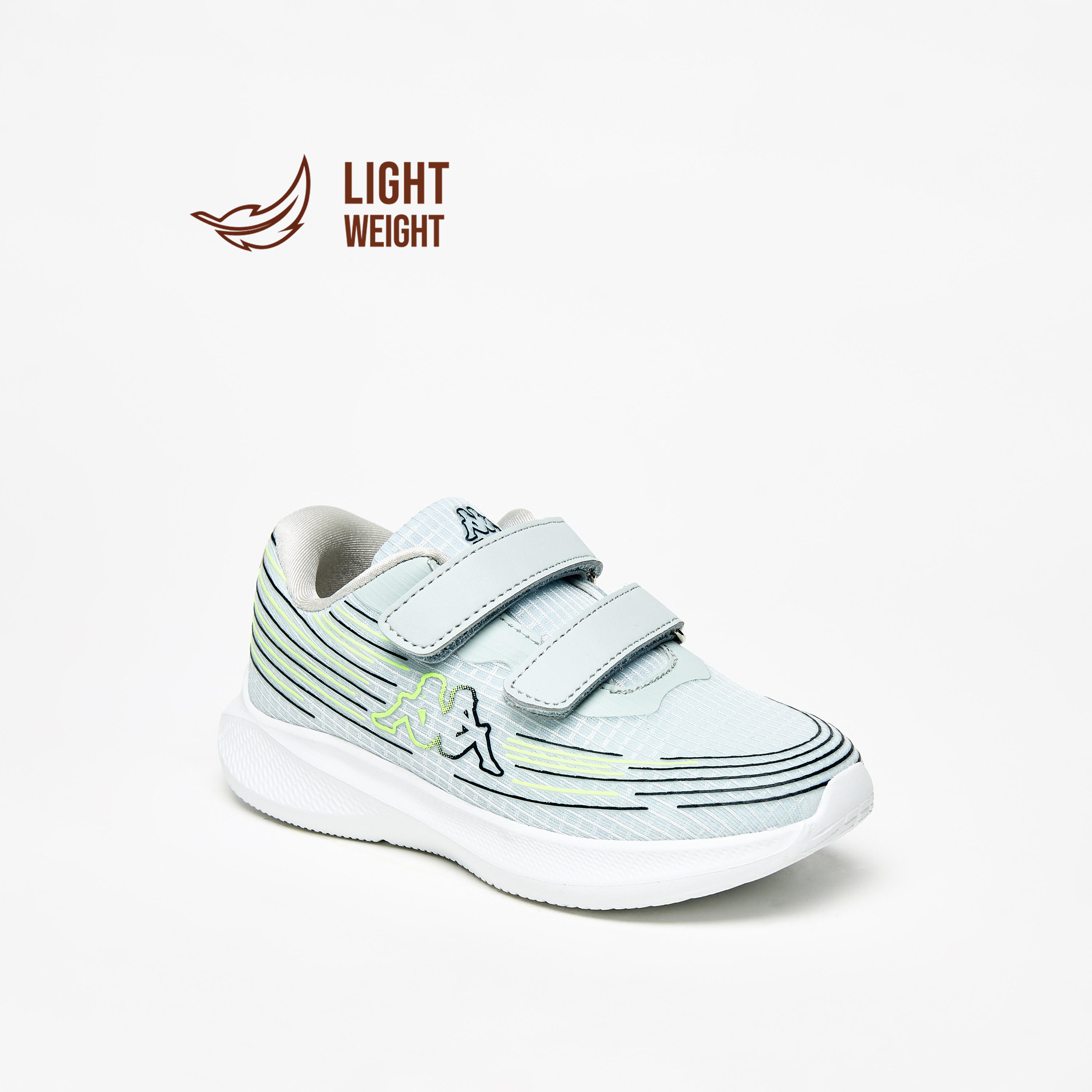 حذاء رياضي بشريط إغلاق لاصق وتفاصيل شعار للأولاد من كابا-boys-shoes-sneakers-image-6