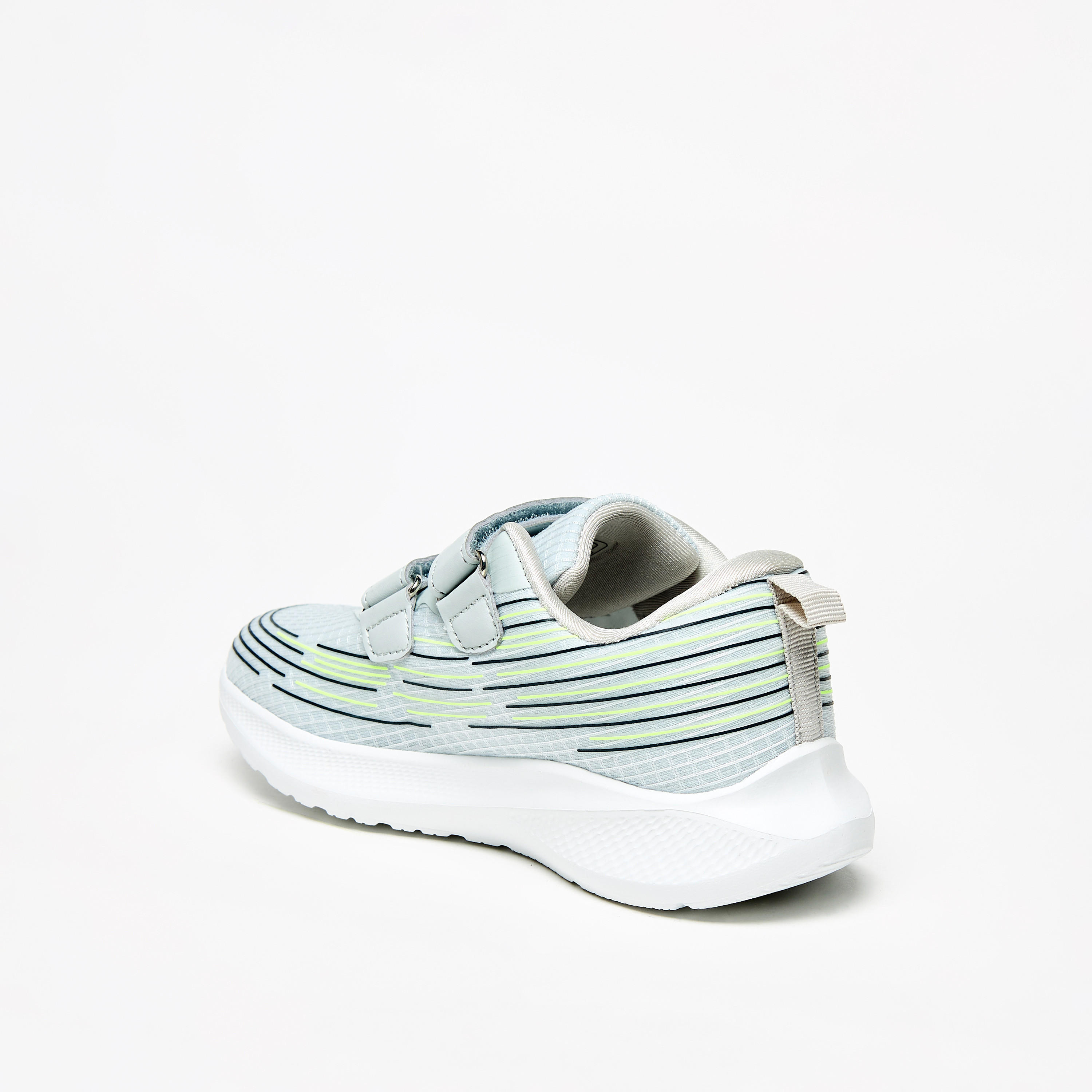 حذاء رياضي بشريط إغلاق لاصق وتفاصيل شعار للأولاد من كابا-boys-shoes-sneakers-image-7