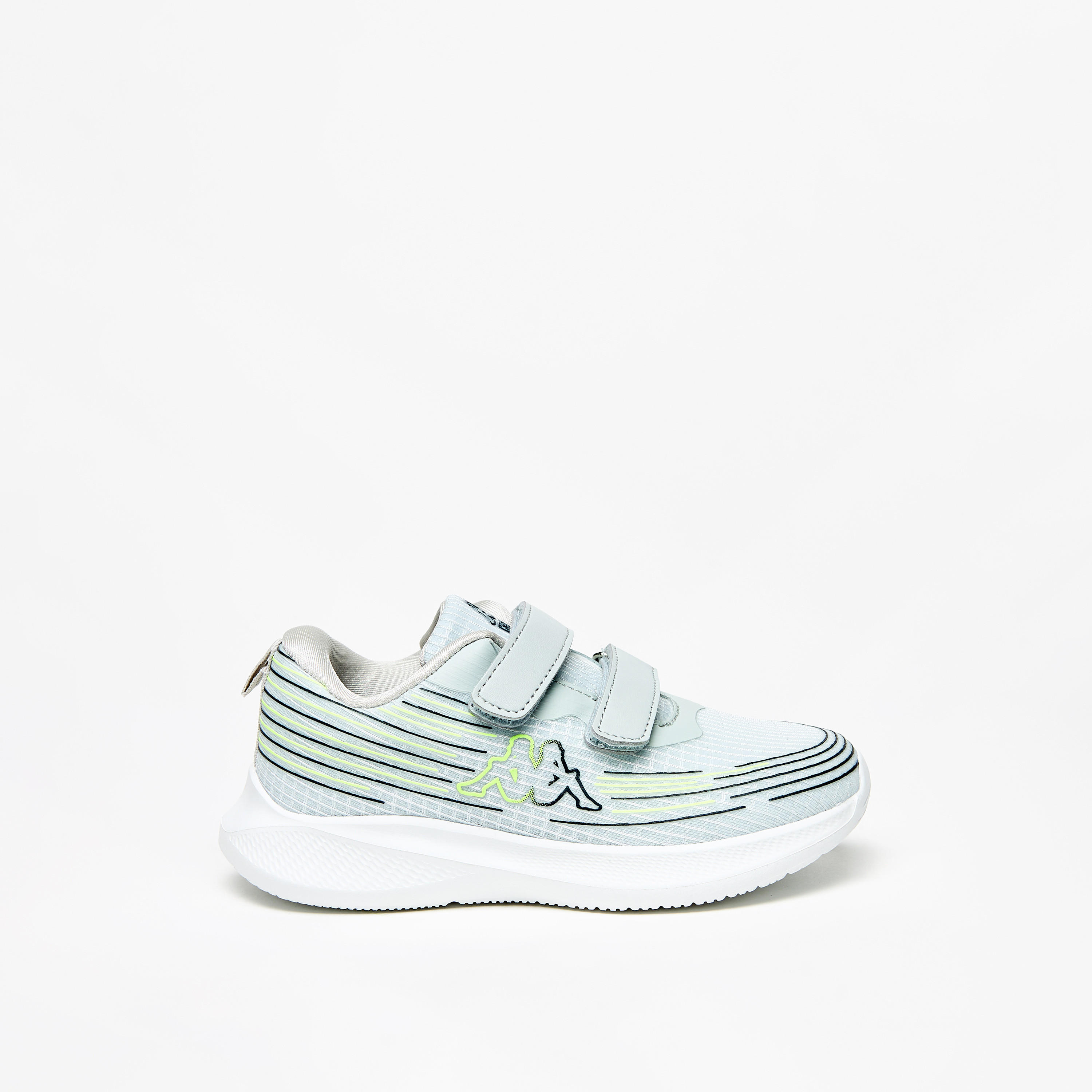 حذاء رياضي بشريط إغلاق لاصق وتفاصيل شعار للأولاد من كابا-boys-shoes-sneakers-image-8