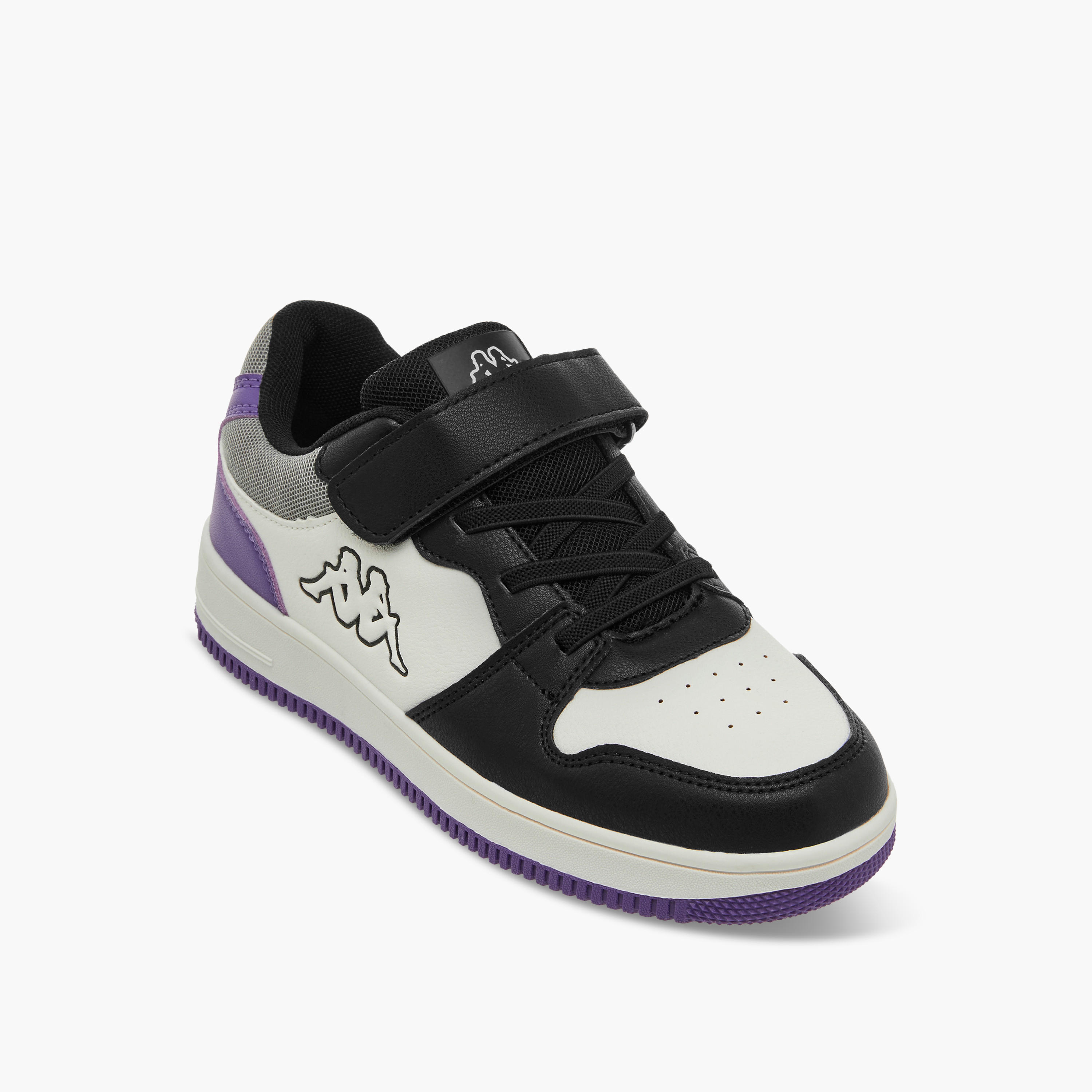 Kappa Boys Hook & Loop Ankle Sneakers Durable Shoes-boys-shoes-sneakers-image-2