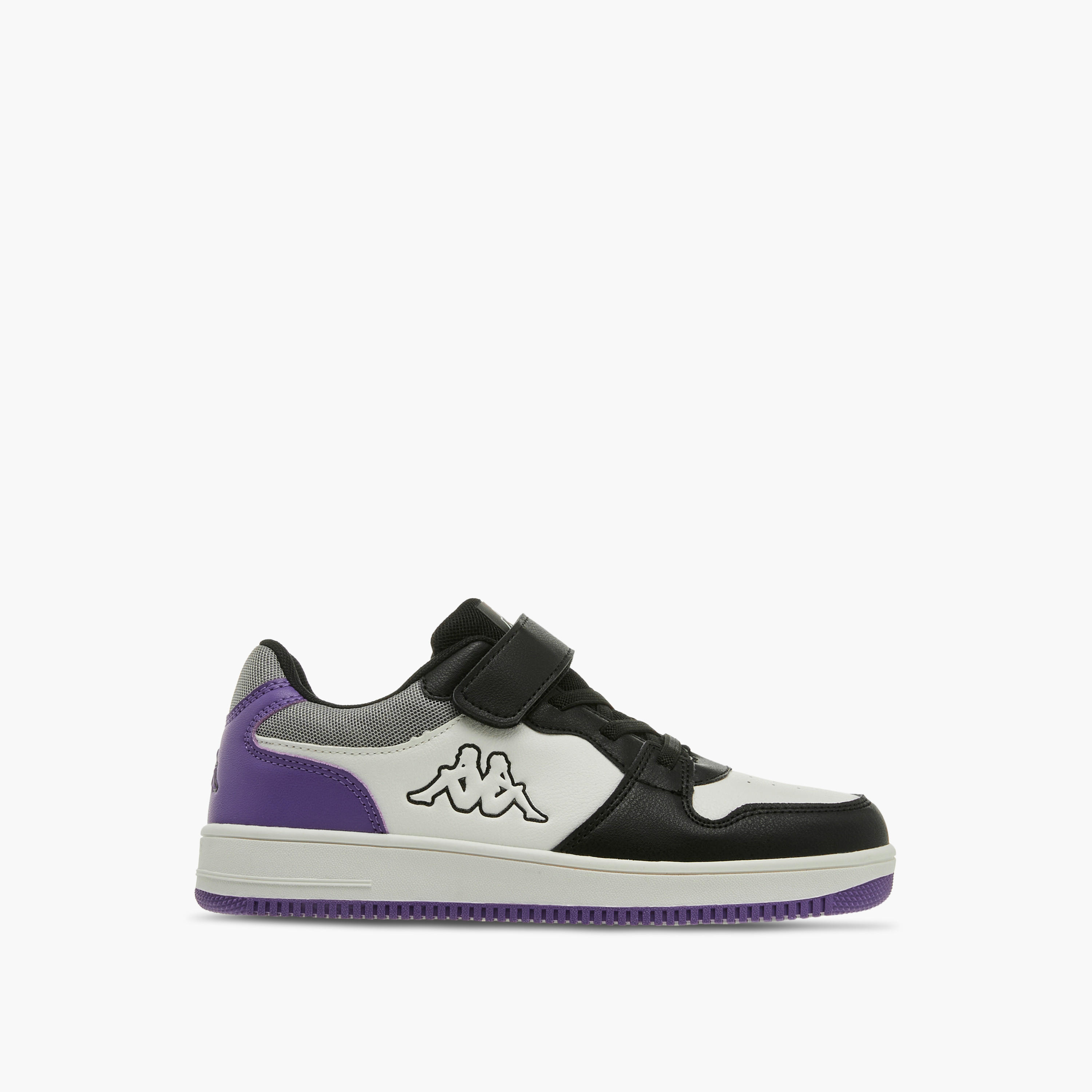Kappa Boys Hook & Loop Ankle Sneakers Durable Shoes-boys-shoes-sneakers-image-3