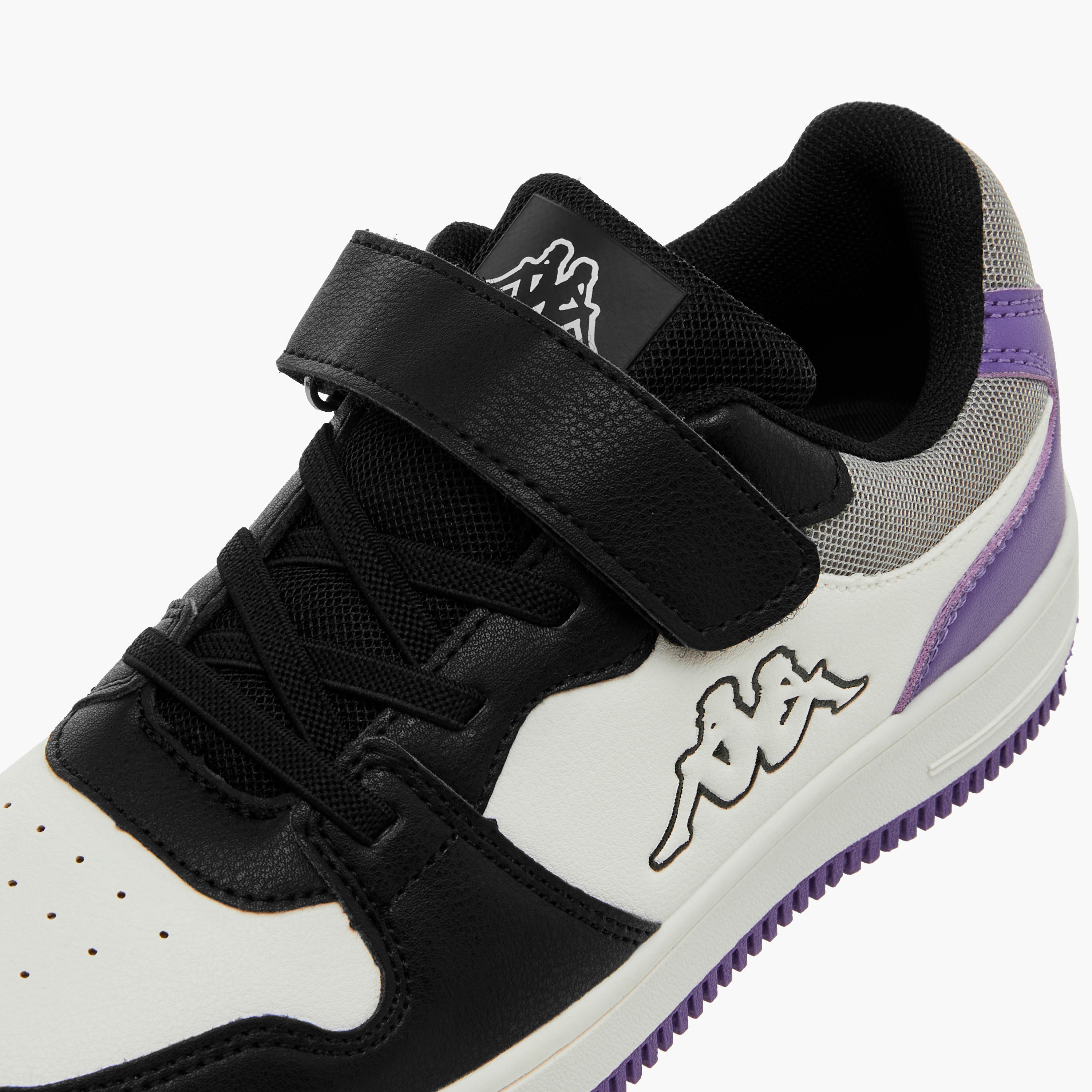 Kappa Boys Hook & Loop Ankle Sneakers Durable Shoes-boys-shoes-sneakers-image-4