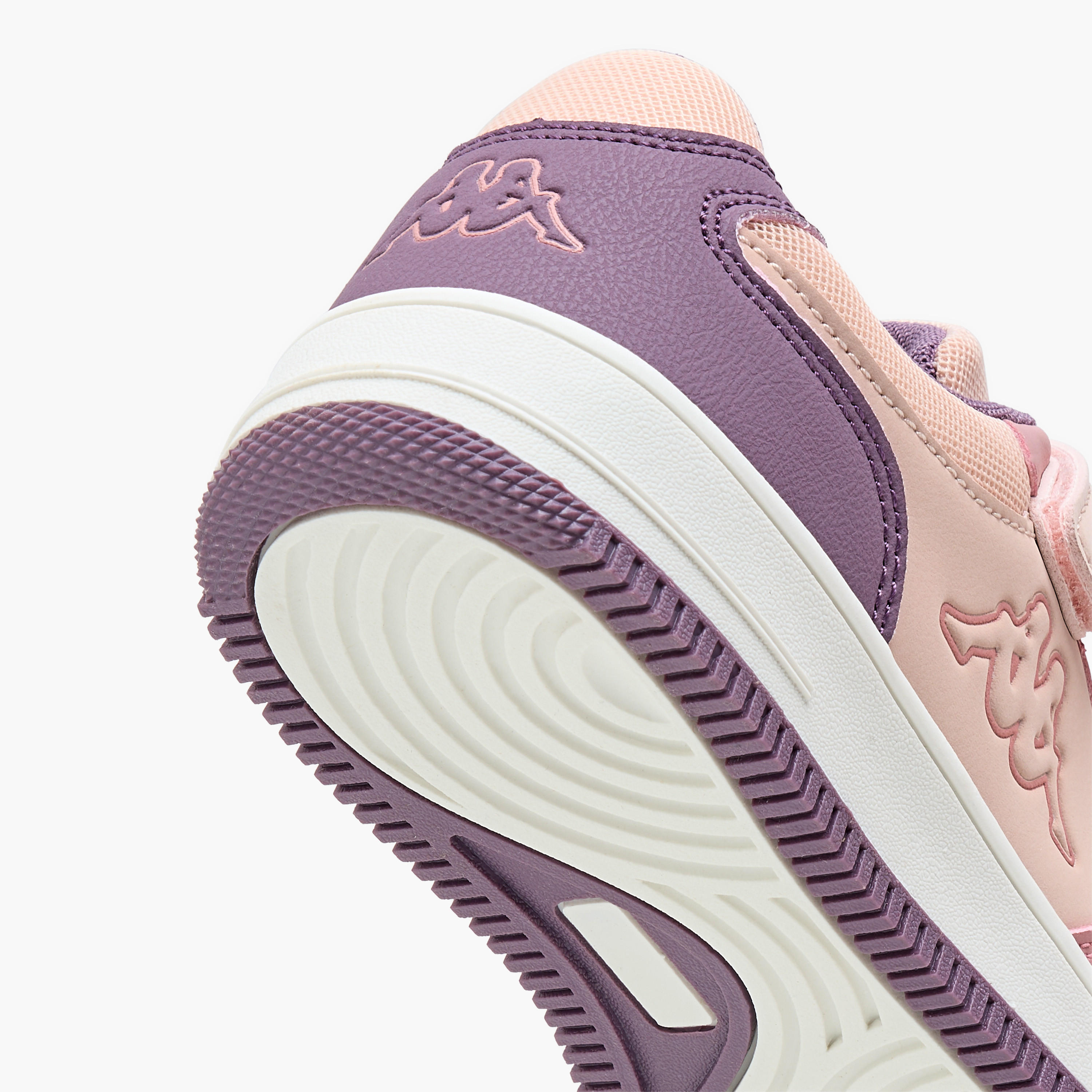 Kappa Girls' Panelled Low-Ankle Sneakers with Hook and Loop Closure-girls-shoes-sneakers-image-5