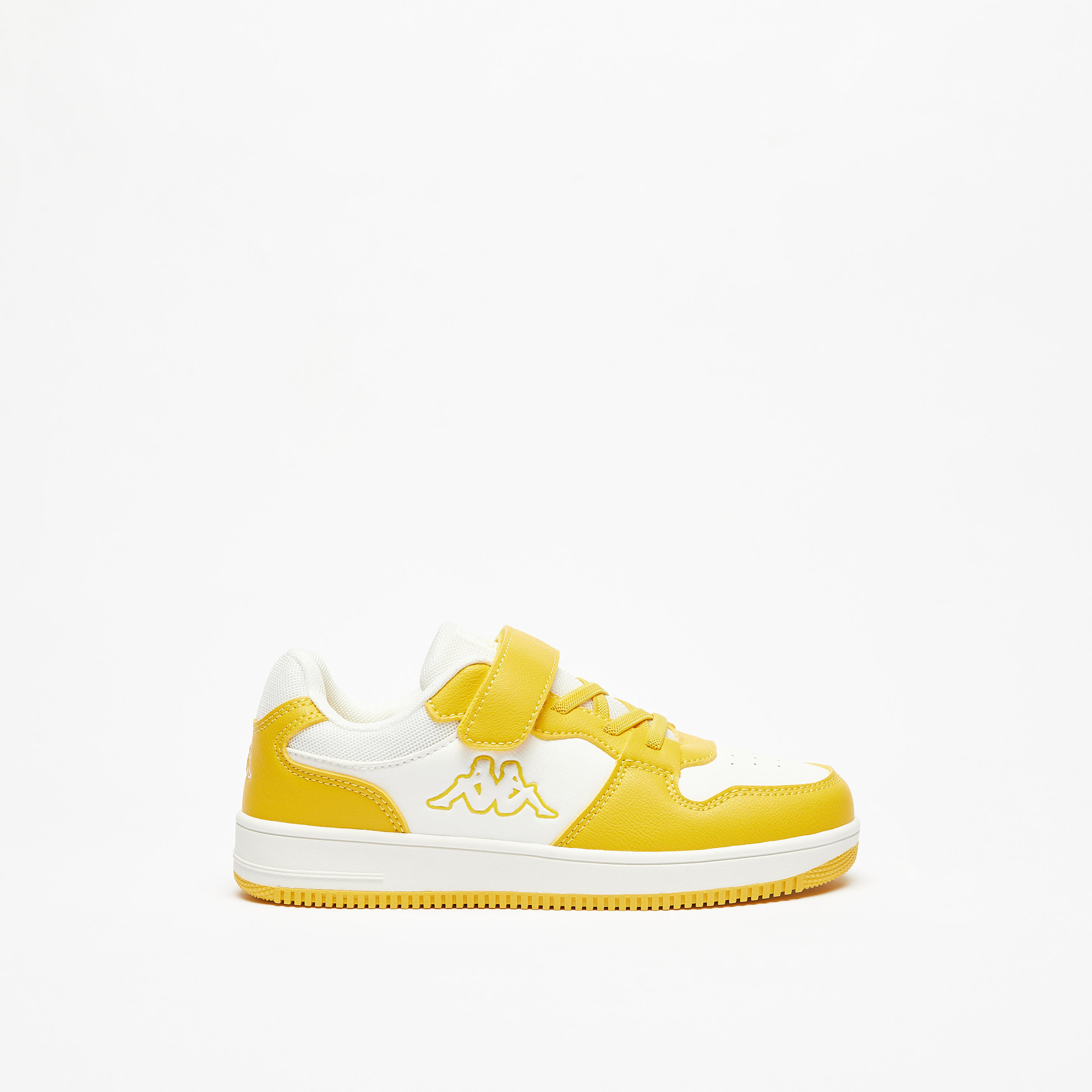Kappa Girls' Panelled Low-Ankle Sneakers with Hook and Loop Closure-girls-shoes-sneakers-image-3